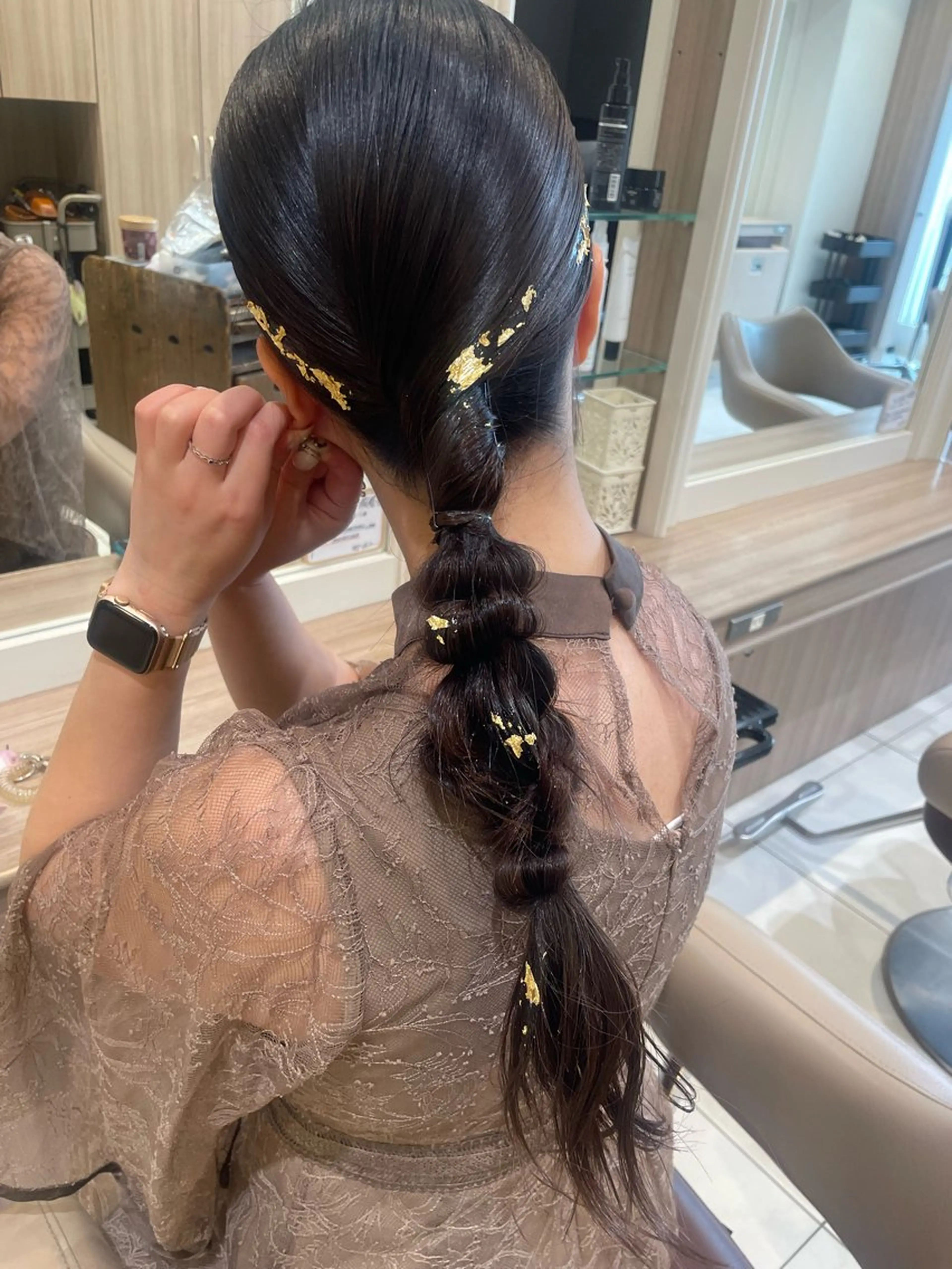 ロング ヘアアレンジ ヘアセット 韓国ヘアメイク🎀/ 縮毛矯正✨山本媛香のヘアスタイル