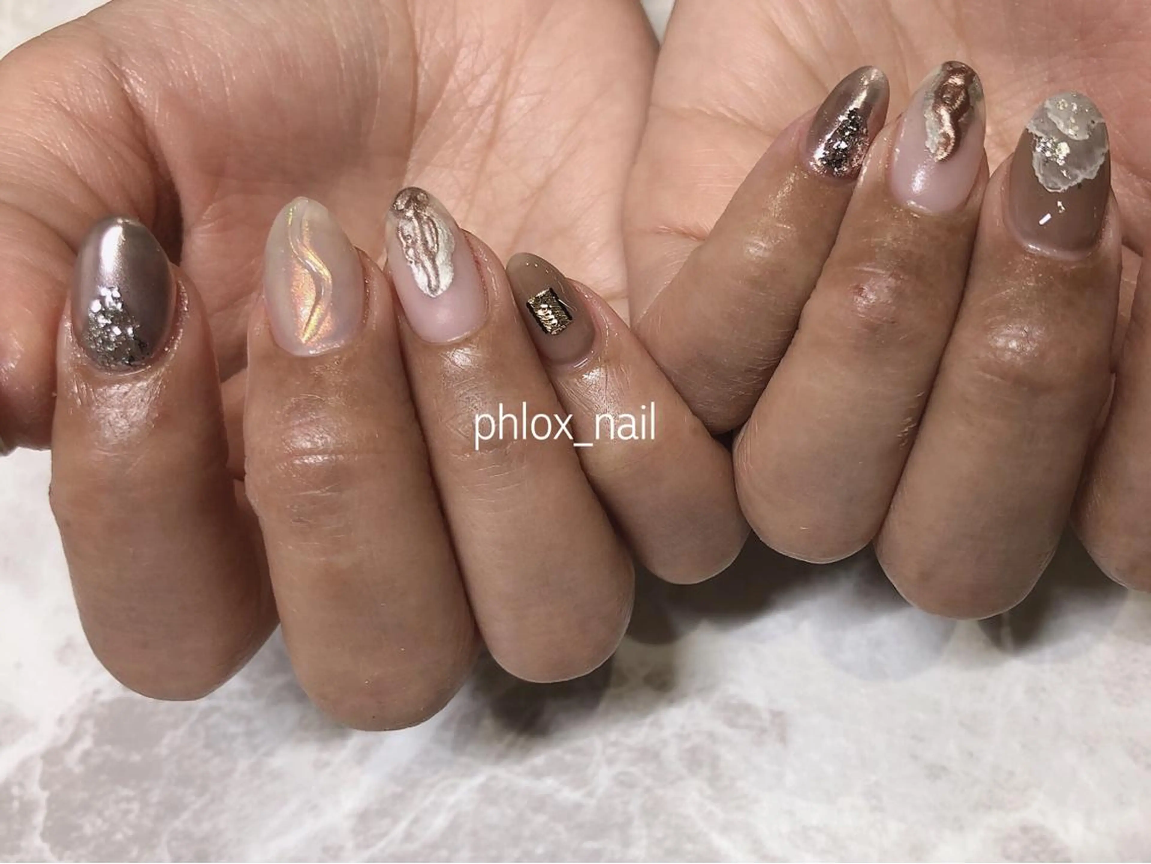 ネイル s/w ＿shokoのネイルデザイン