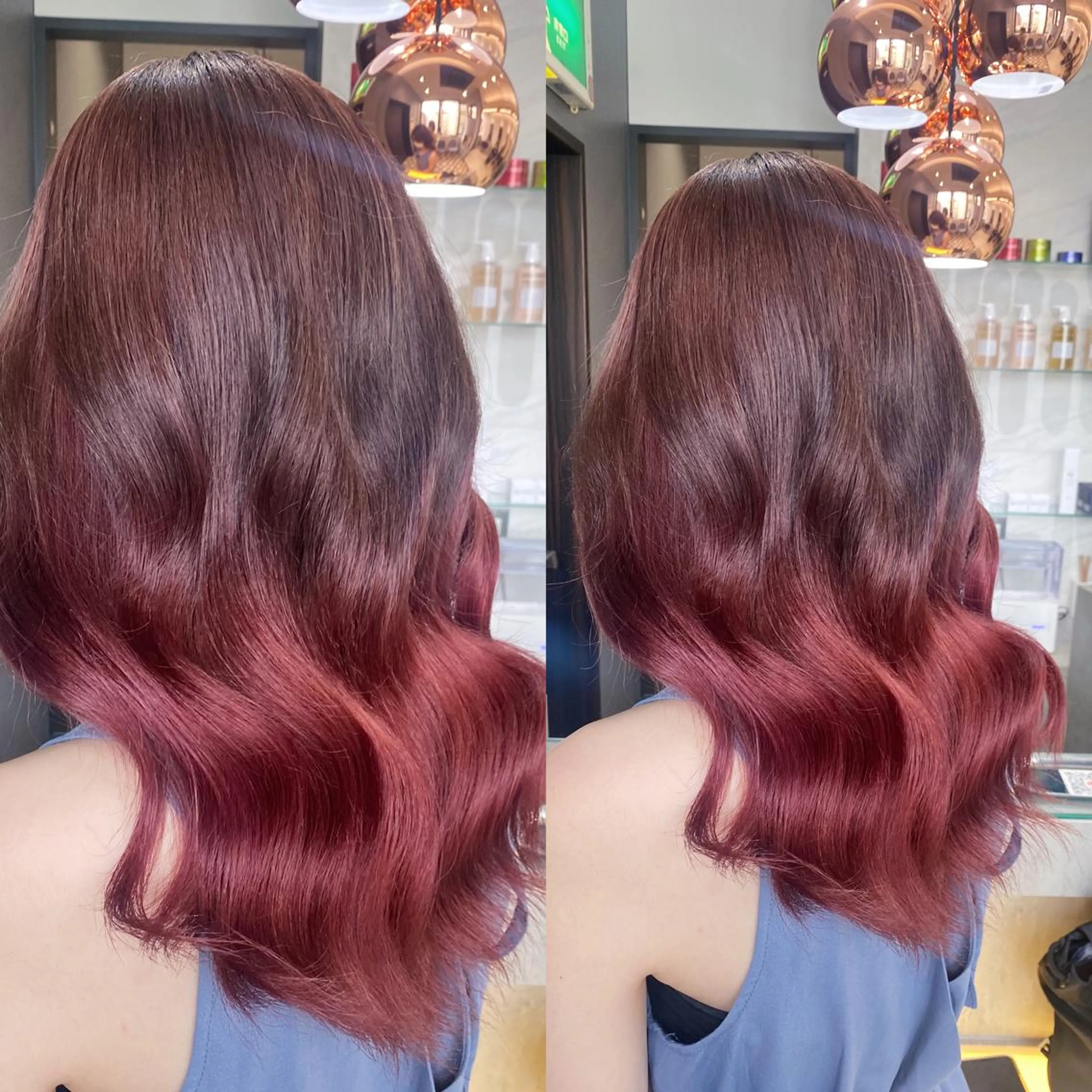 ミディアム カラー jill by gisel＿奥家のヘアスタイル