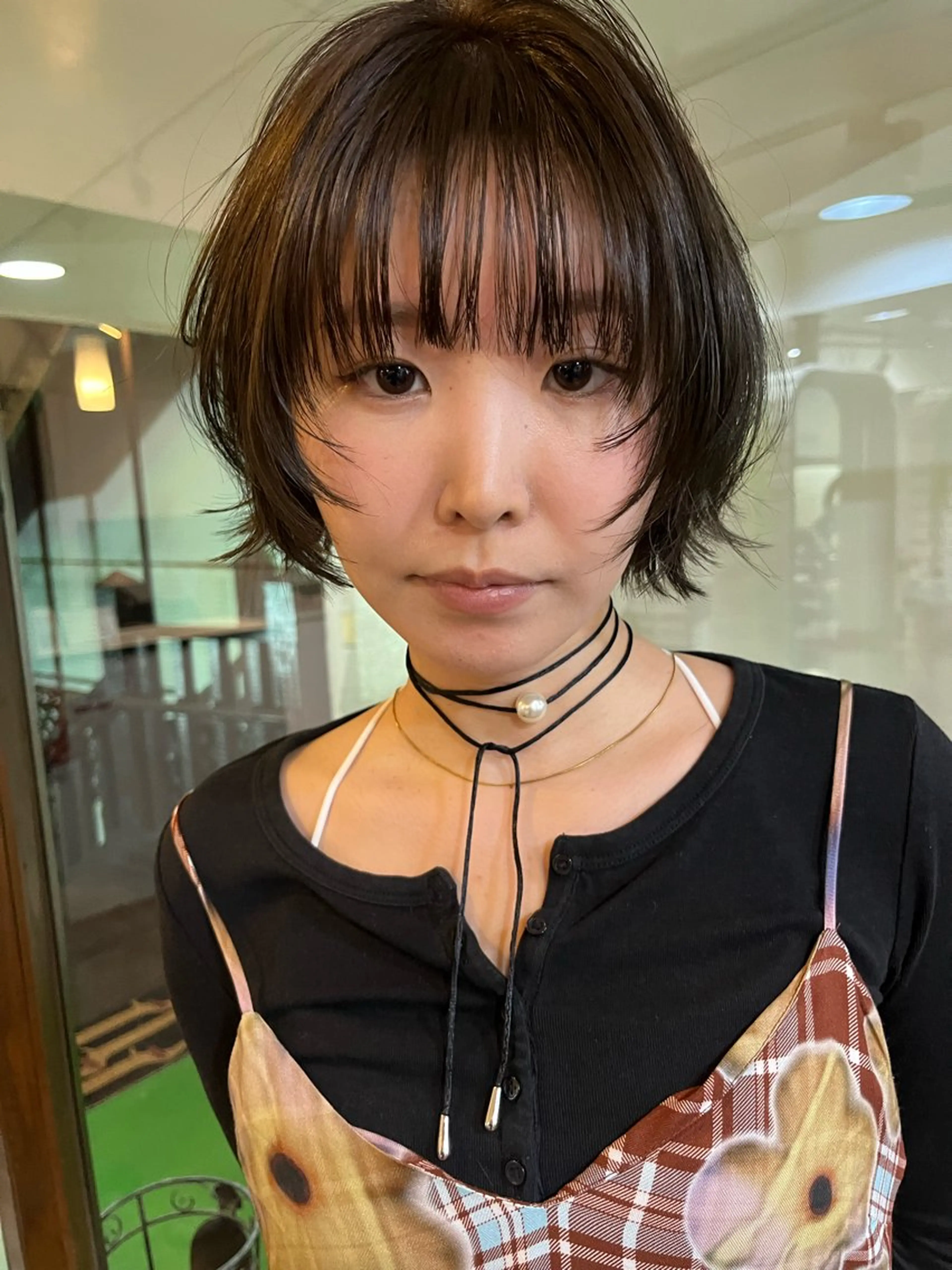 ショート ショートボブ ボブ レイヤーカット シャギー ショートヘア カット ヘアカラー heir studio Baretta所属・山本 銀次郎のヘアスタイル