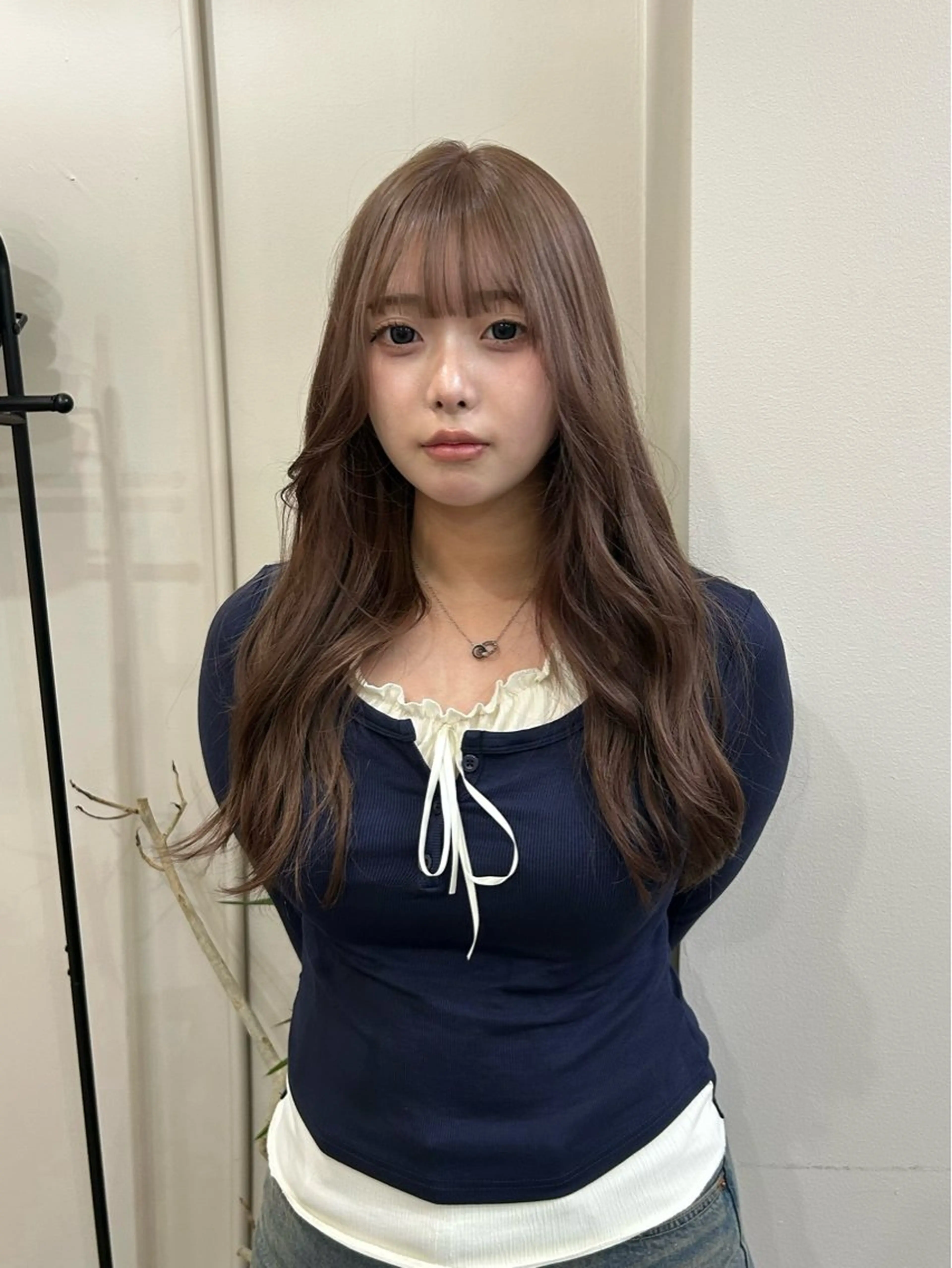 ロング ヘアカラー えり 堀江/ボブ /艶髪/レイヤーのヘアスタイル