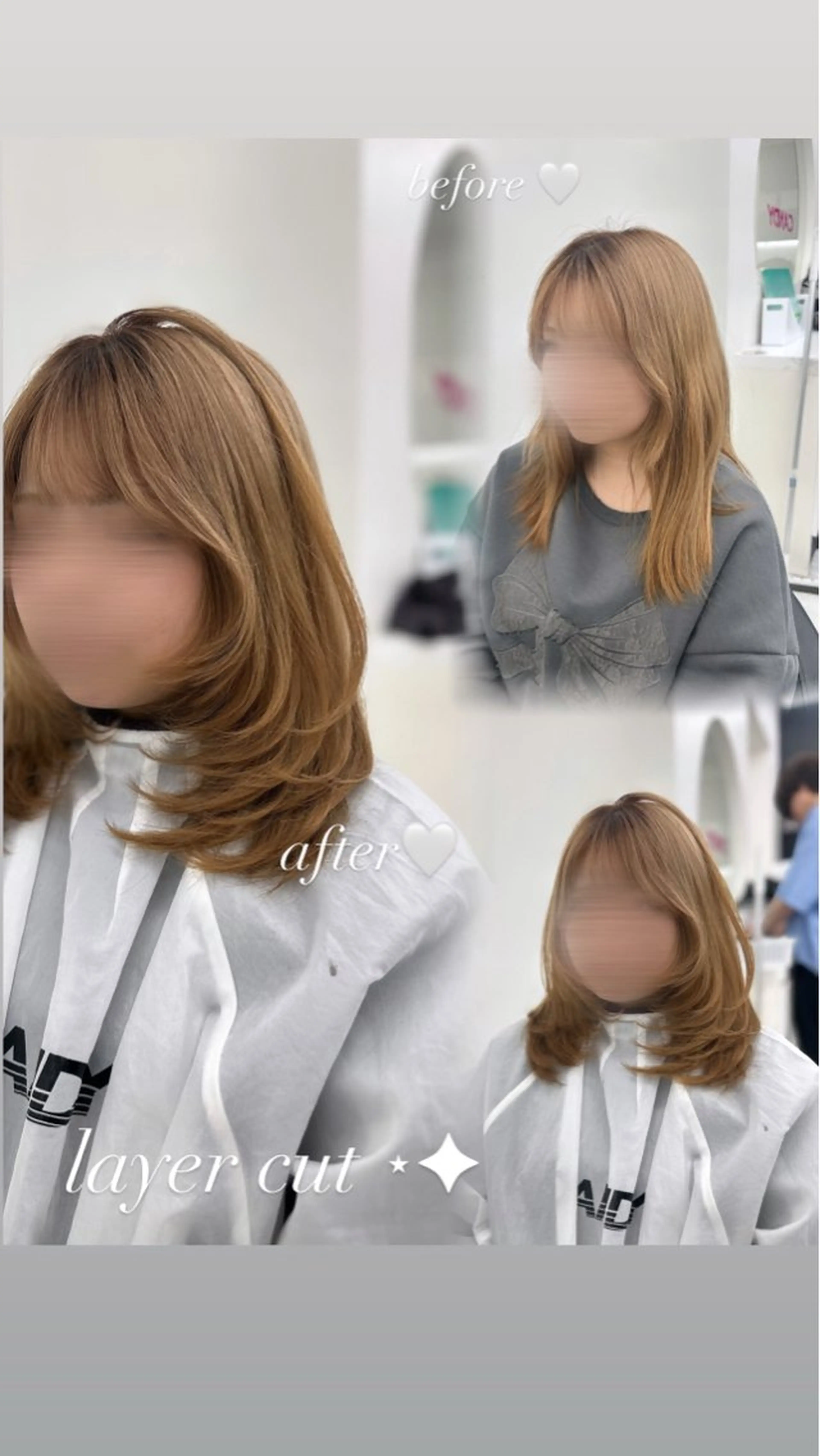 ロング カラー パーマ ヘアアレンジ メンズ キッズ ♥️韓国ヘア レイヤー♥️ゆりのヘアスタイル