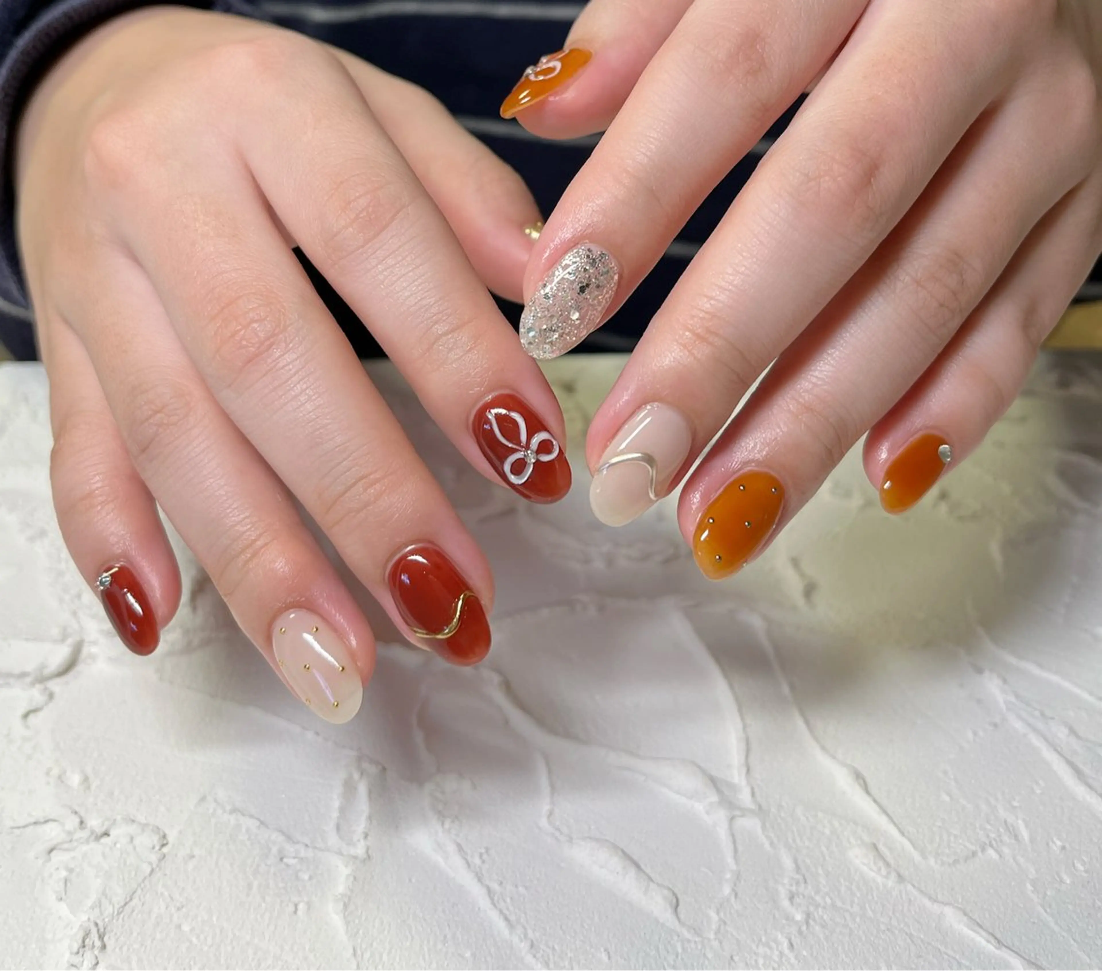 ネイル ハンドネイル Lofi nails ゆきこのネイルデザイン