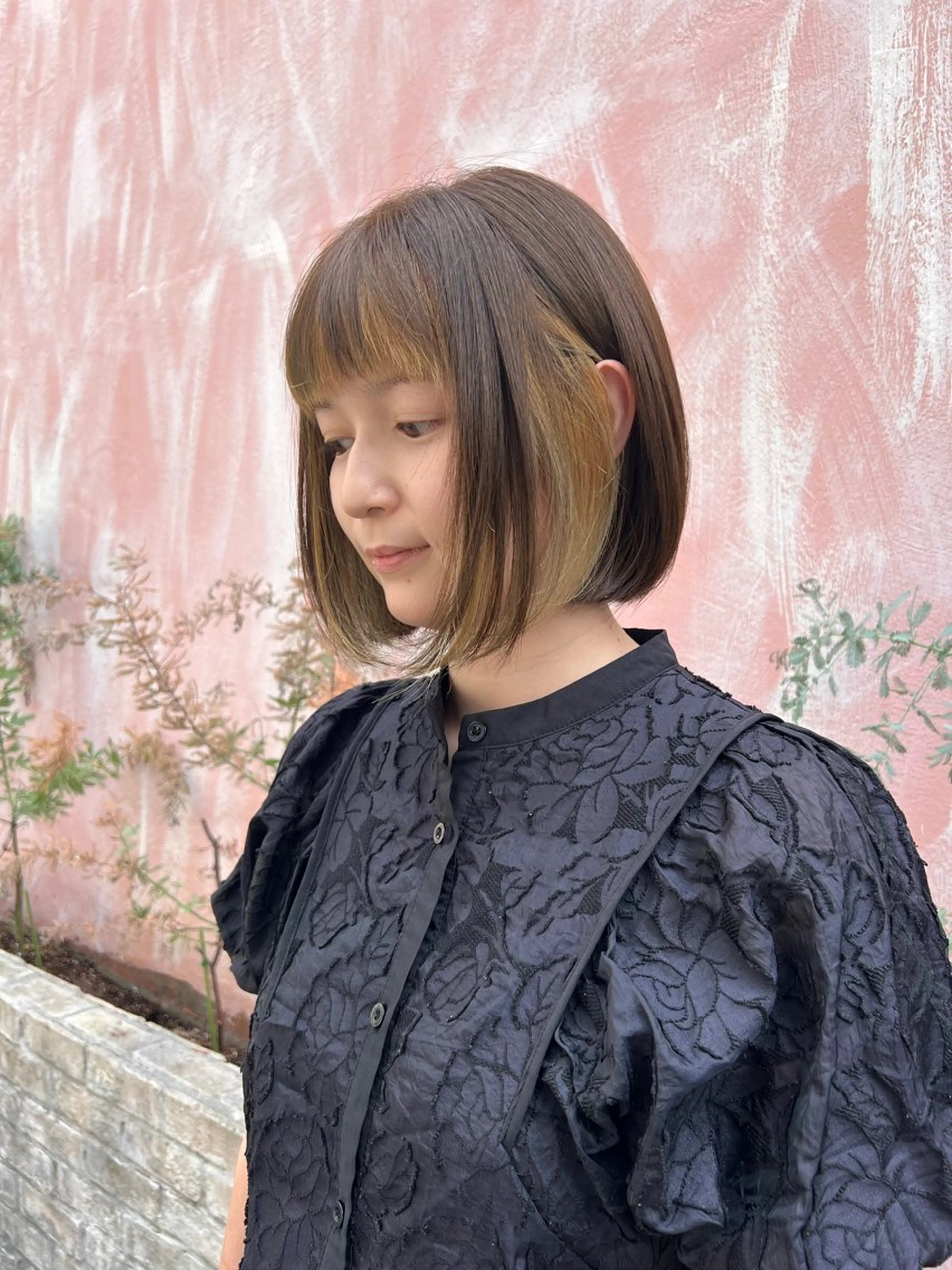 【ケアブリーチ】カット＋フェイスフレーミングorインナーカラー＋2stepトリートメントの写真