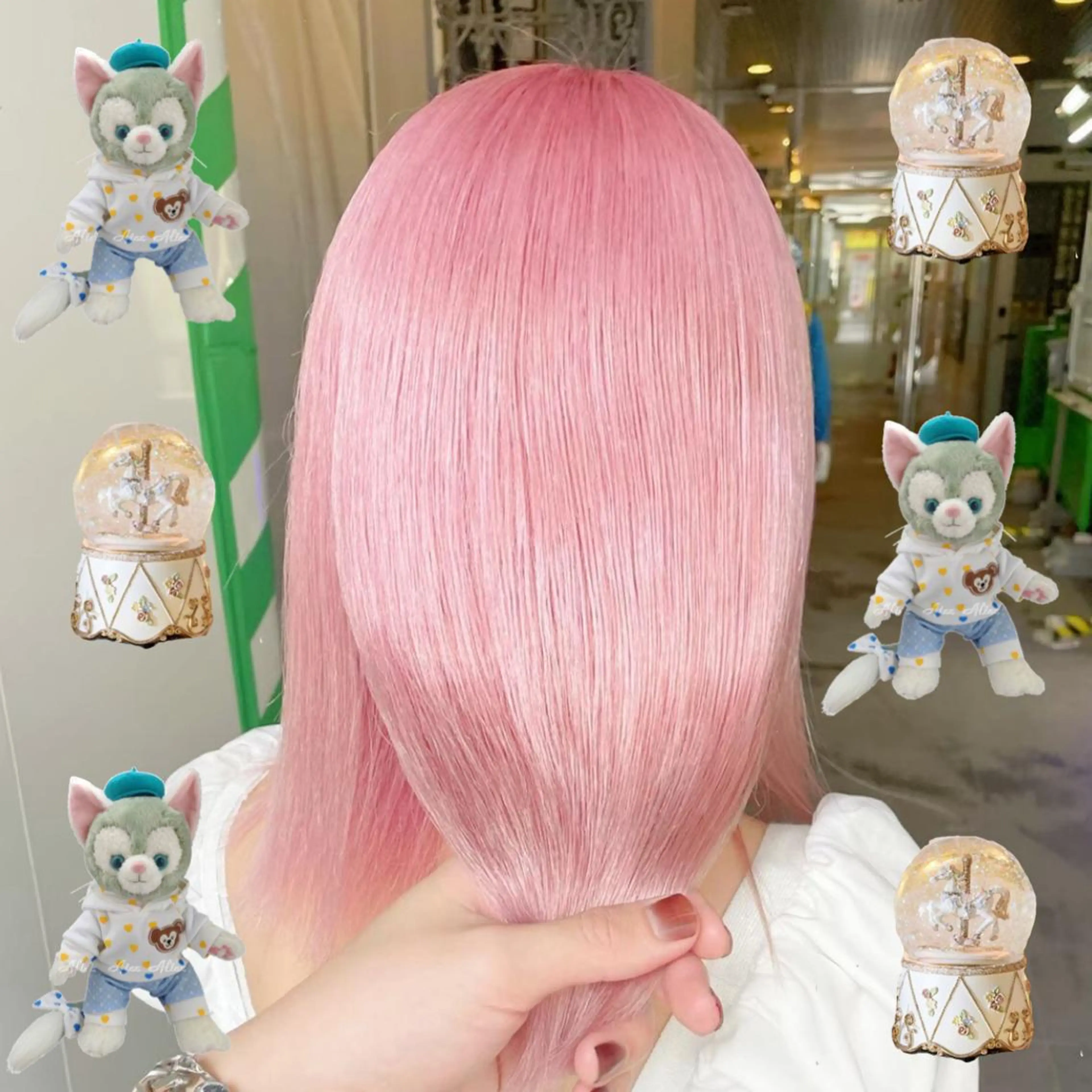 セミロング カラー ヘアアレンジ メンズ ヘアカラー トリートメント 韓国ヘア特化💍 tiam💍ブリーチのヘアスタイル