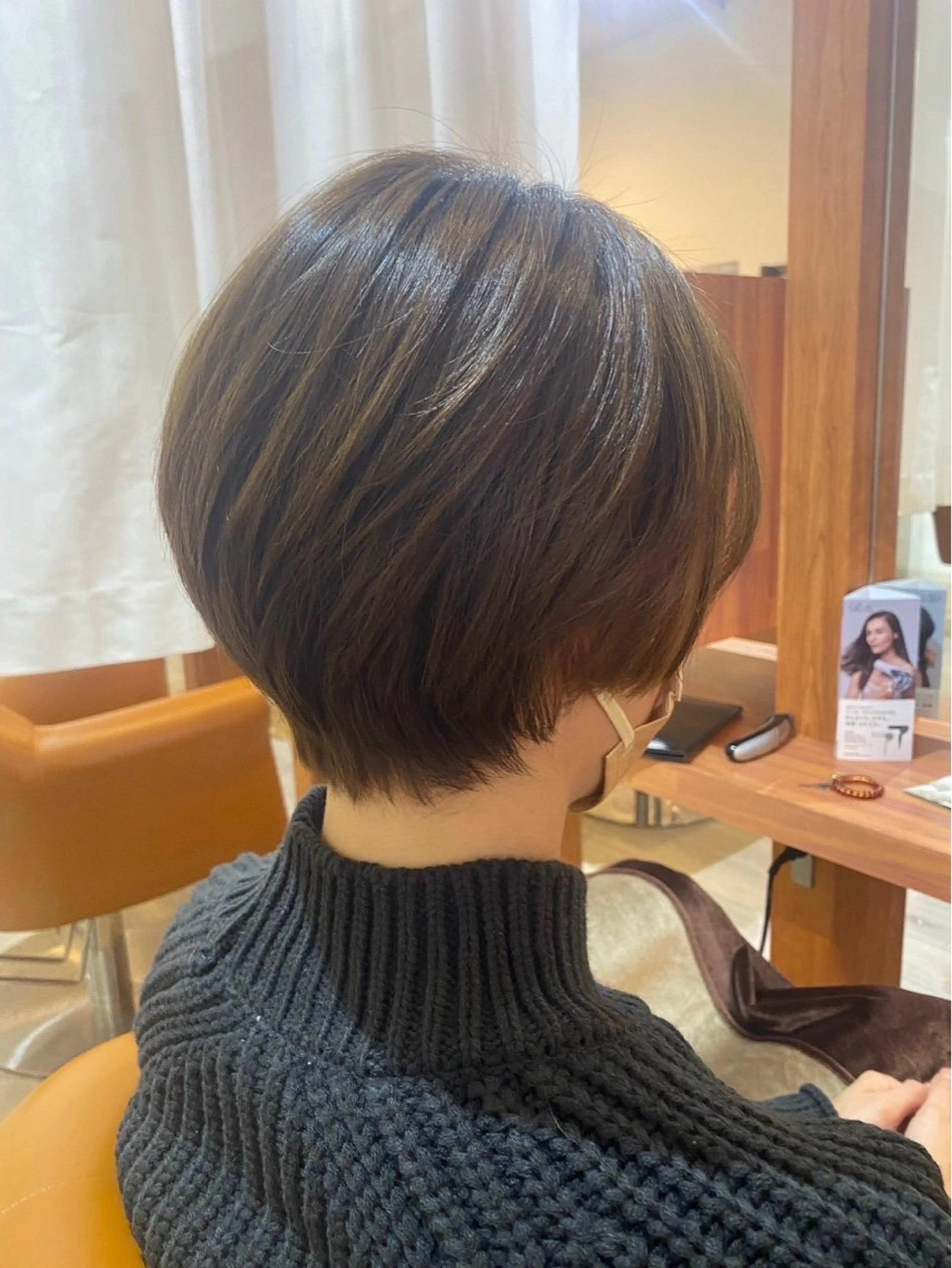ショート カット 茶谷 沙穂のヘアスタイル
