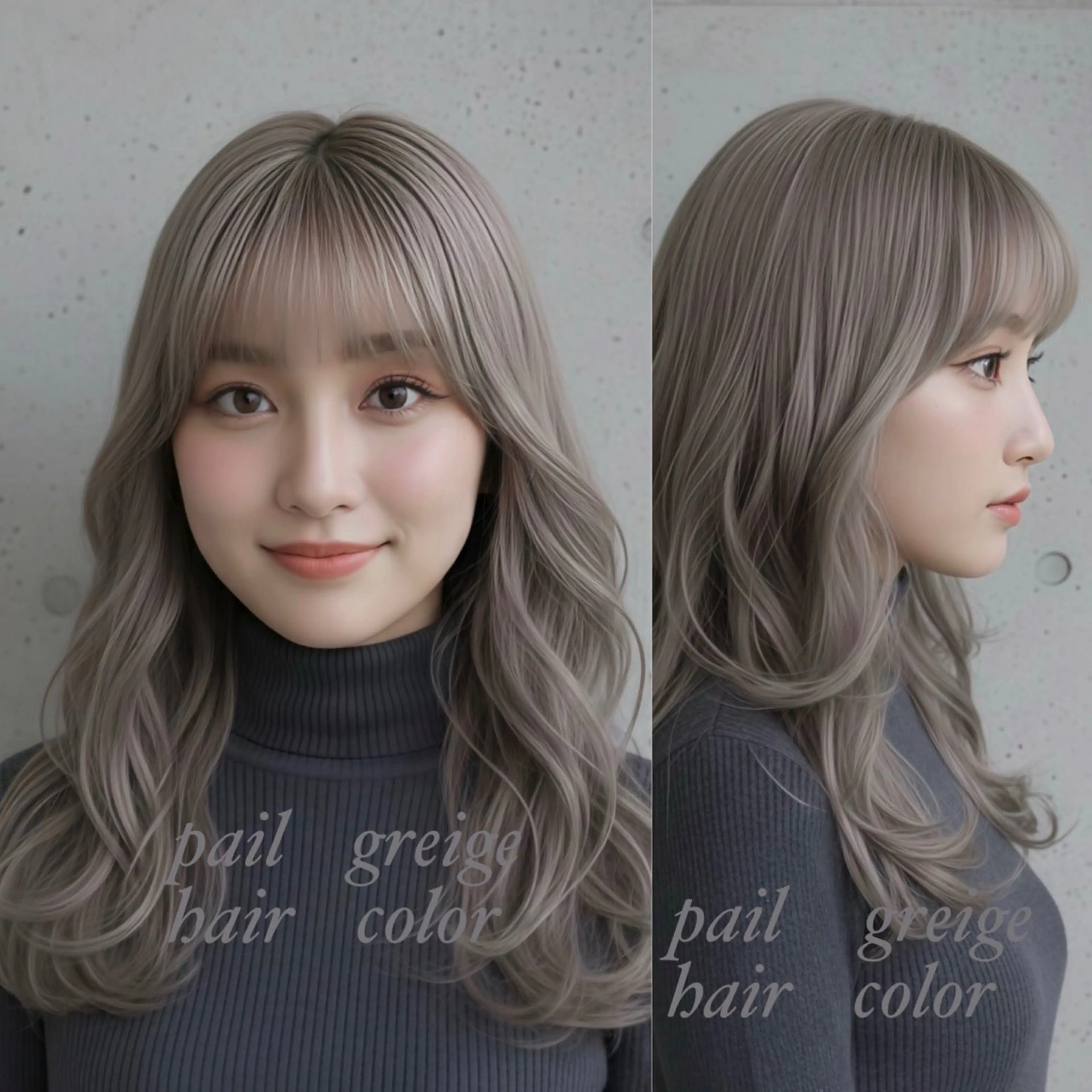 セミロング カラー カット ヘアカラー トリートメント M.SLASH 辻 孝志のヘアスタイル