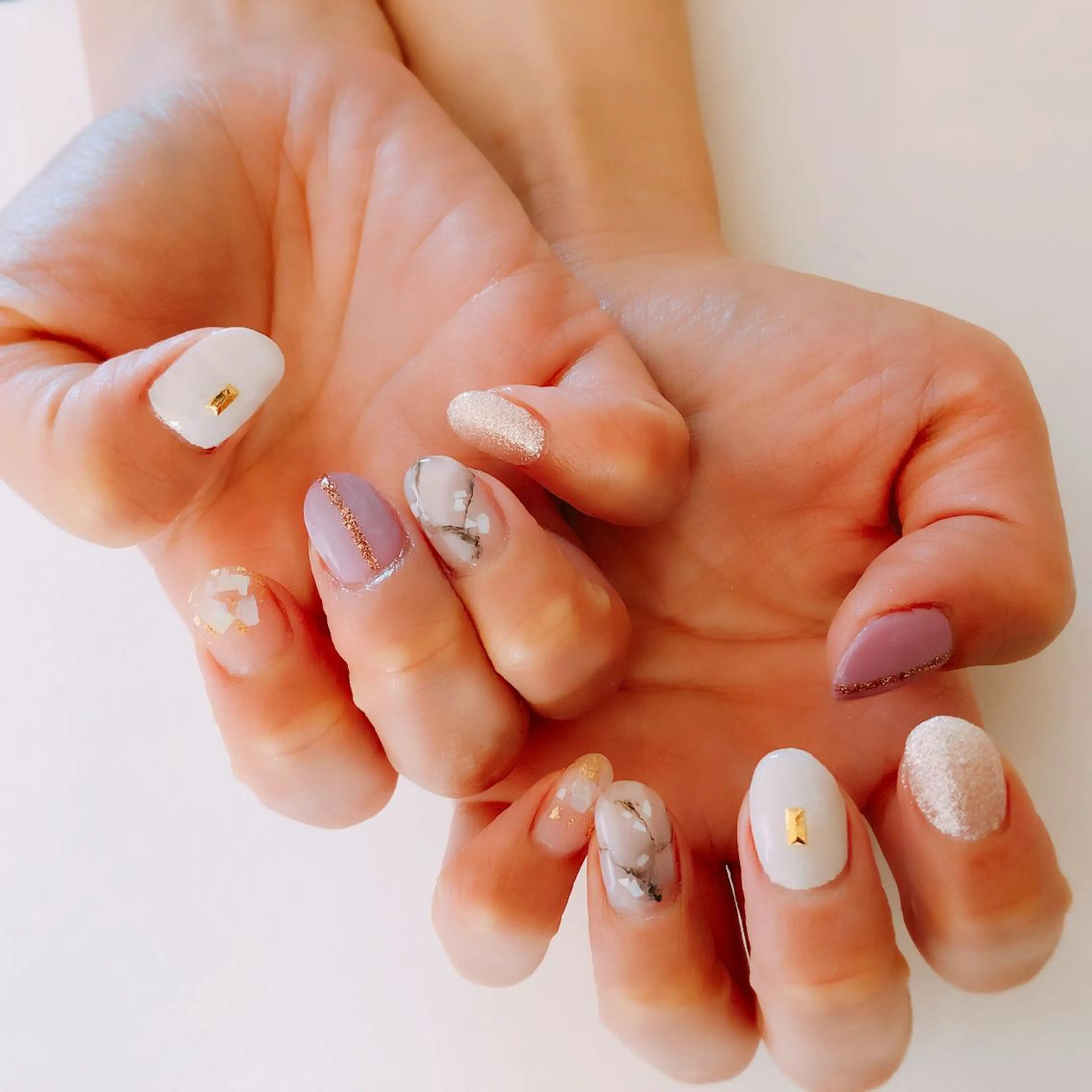 ネイル Aim* 深爪・自爪育成専門店のネイルデザイン