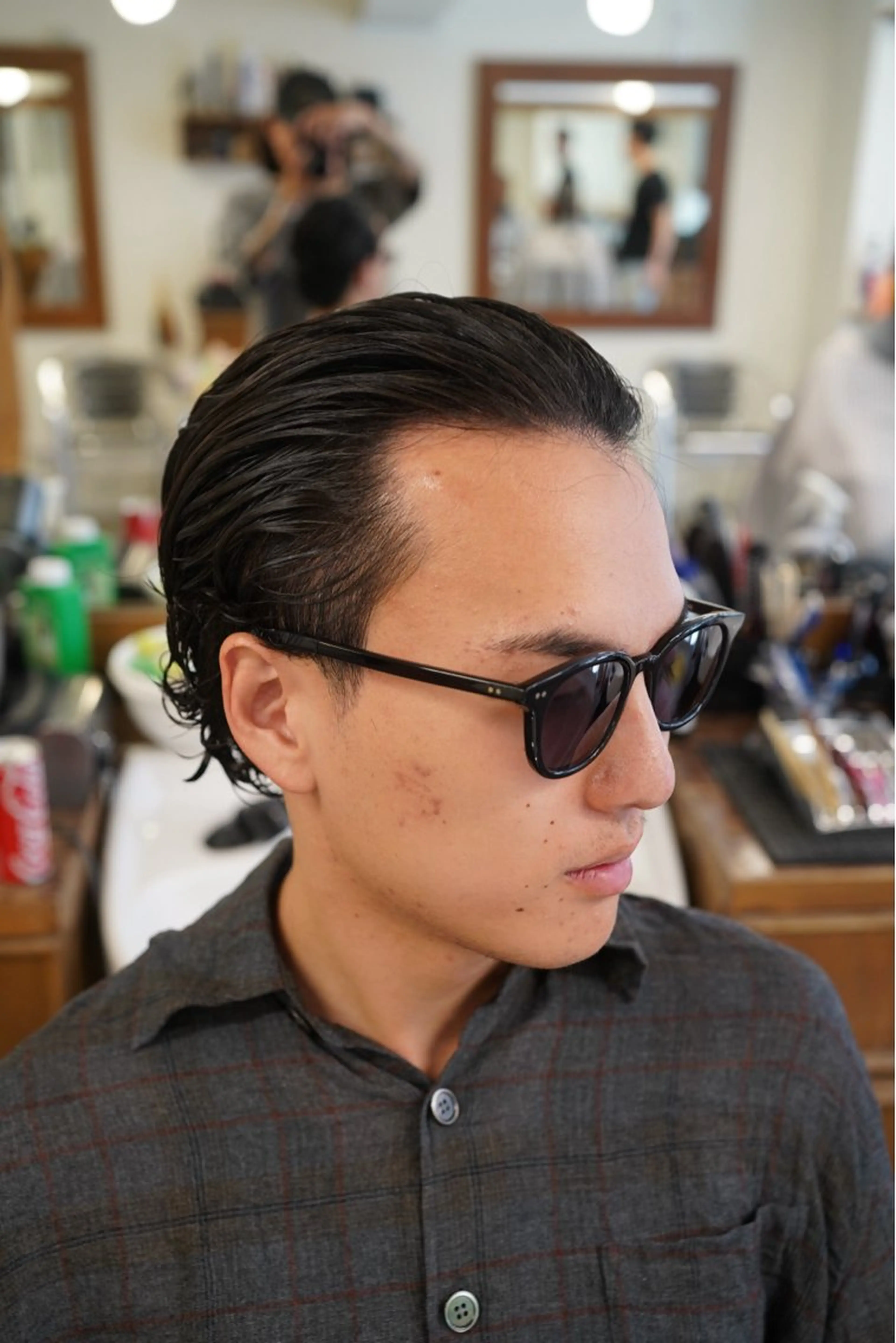 ショート パーマ メンズ フェードカット メンズパーマ スキンフェード メンズツイストパーマ ツイストパーマ カット パーマ ヘアーサロンチョップショップ所属・吉祥寺駅 takumiのヘアスタイル