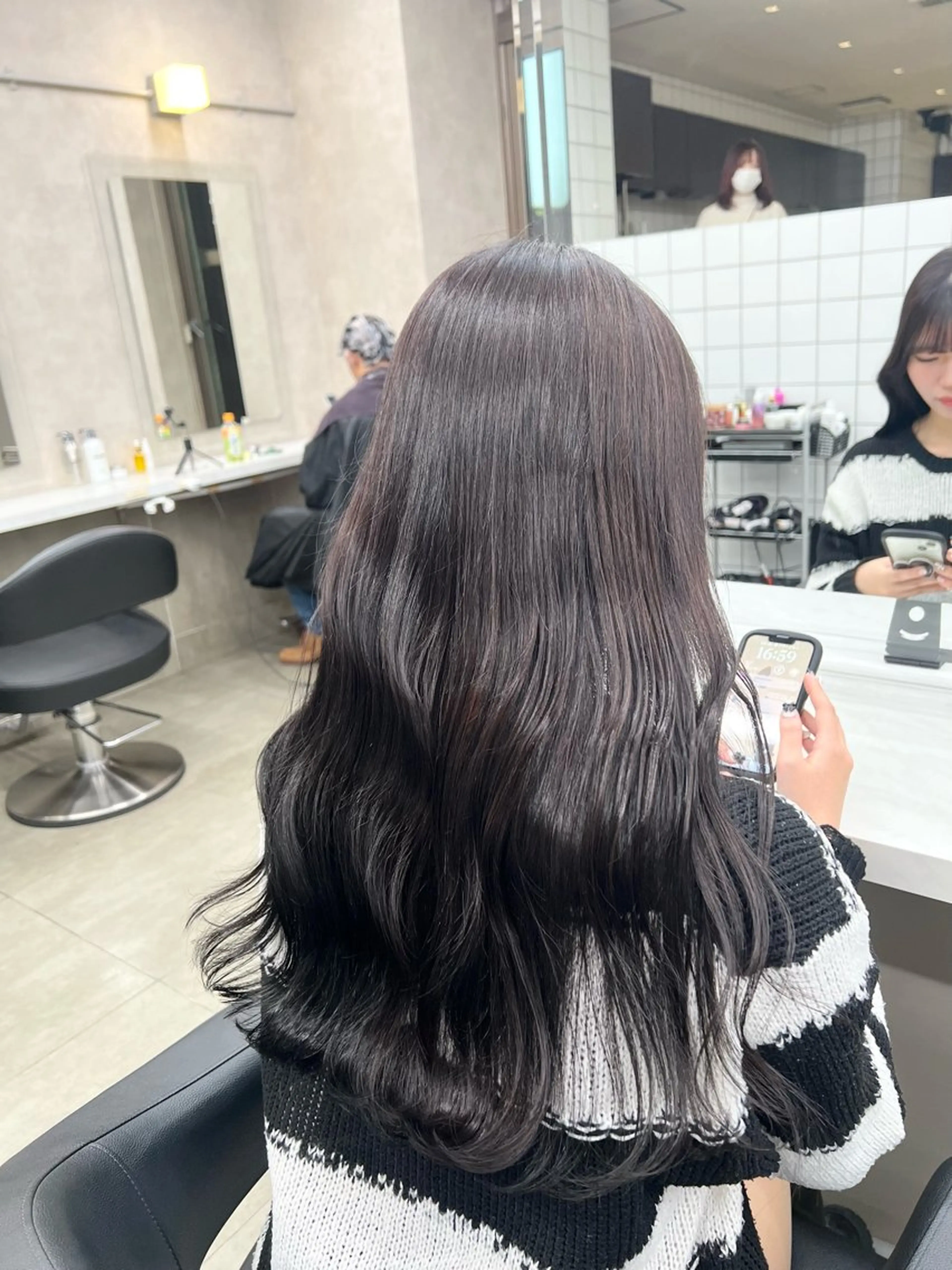 ロング カラー カット ヘアカラー トリートメント 韓国レイヤーカット /REIのヘアスタイル