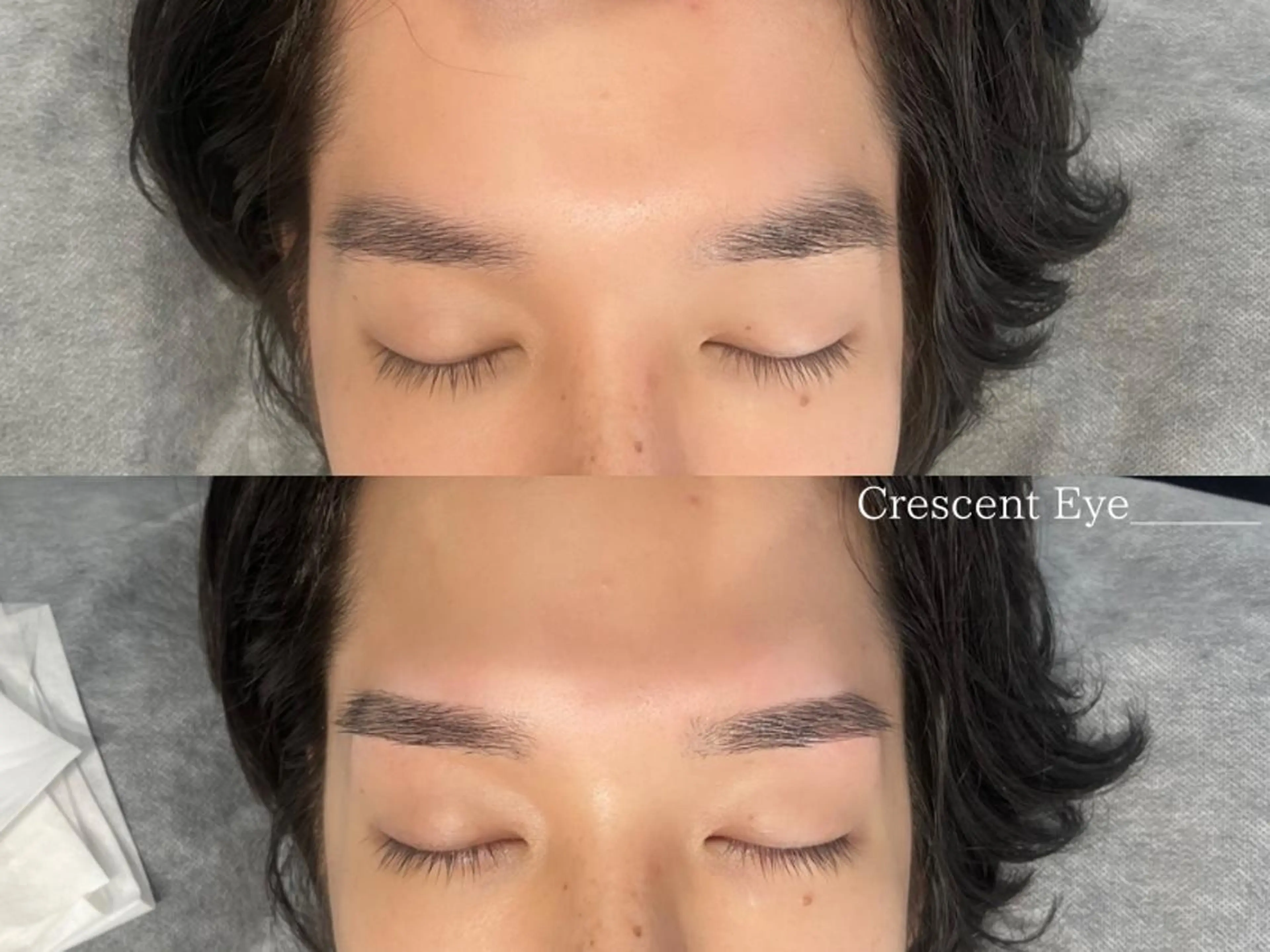 アイブロウ メンズアイブロウ 眉毛ワックス脱毛 Crescent Eye 吉祥寺のマツエク・マツパデザイン