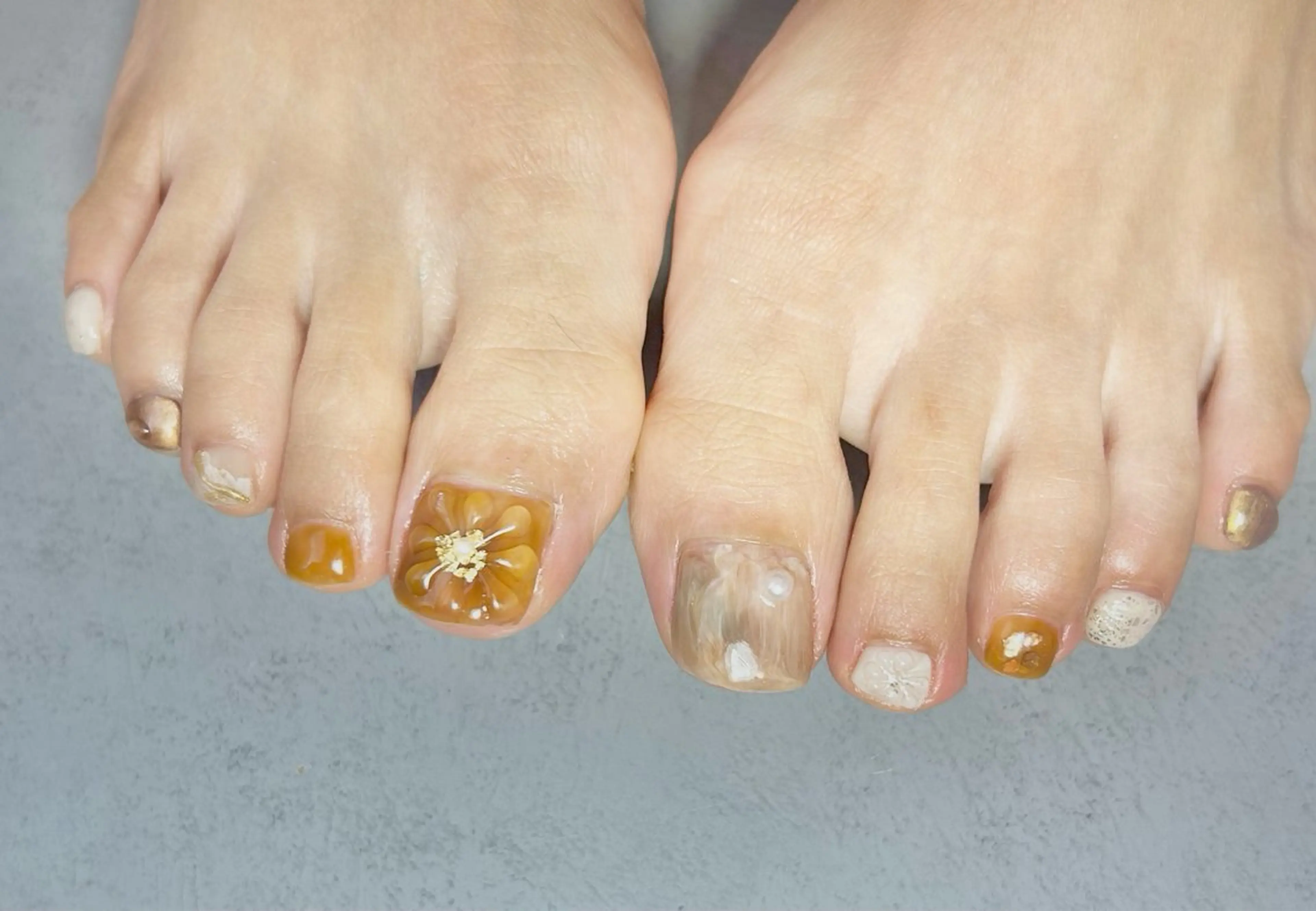 ネイル フットネイル amo_nail 岡山市南区自宅ネイルのネイルデザイン