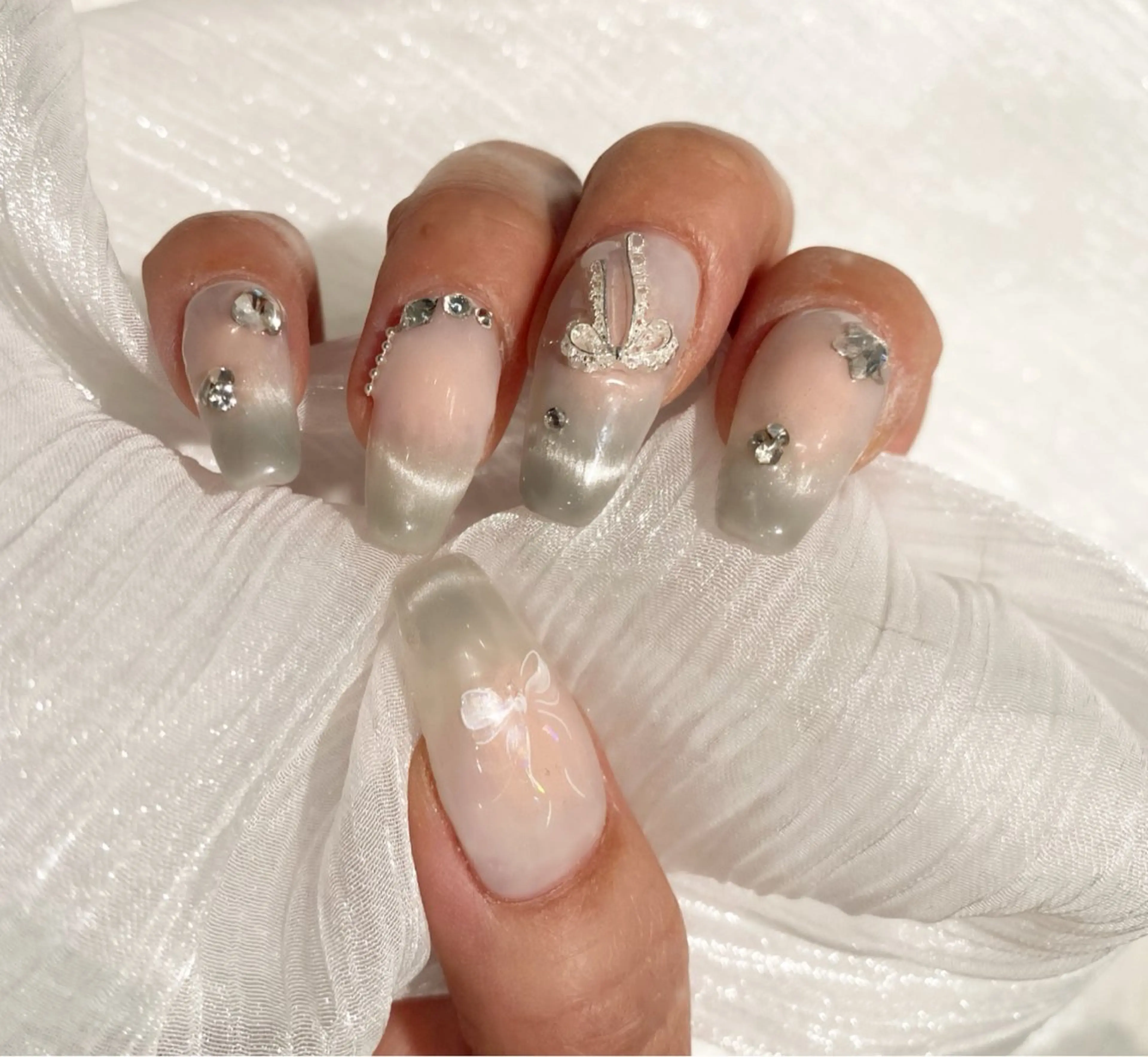 ネイル 韓国ネイル 持ち込み ワンホンネイル ハンドネイル ネイルサロン nail_upのネイルデザイン