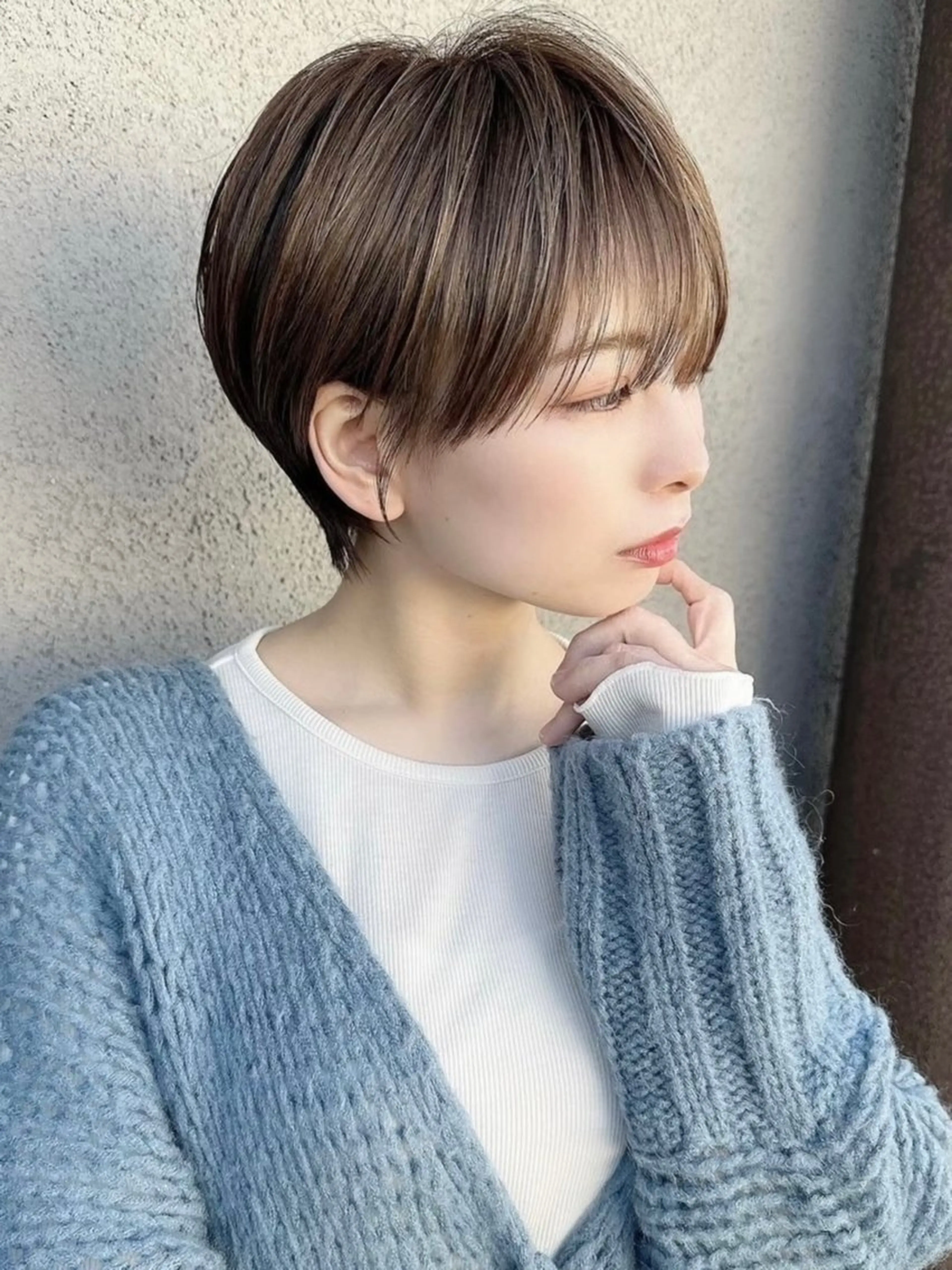 ショート カラー 透明感カラー 似合わせカット 小顔カット ショート/ボブ 岡田洸太のヘアスタイル