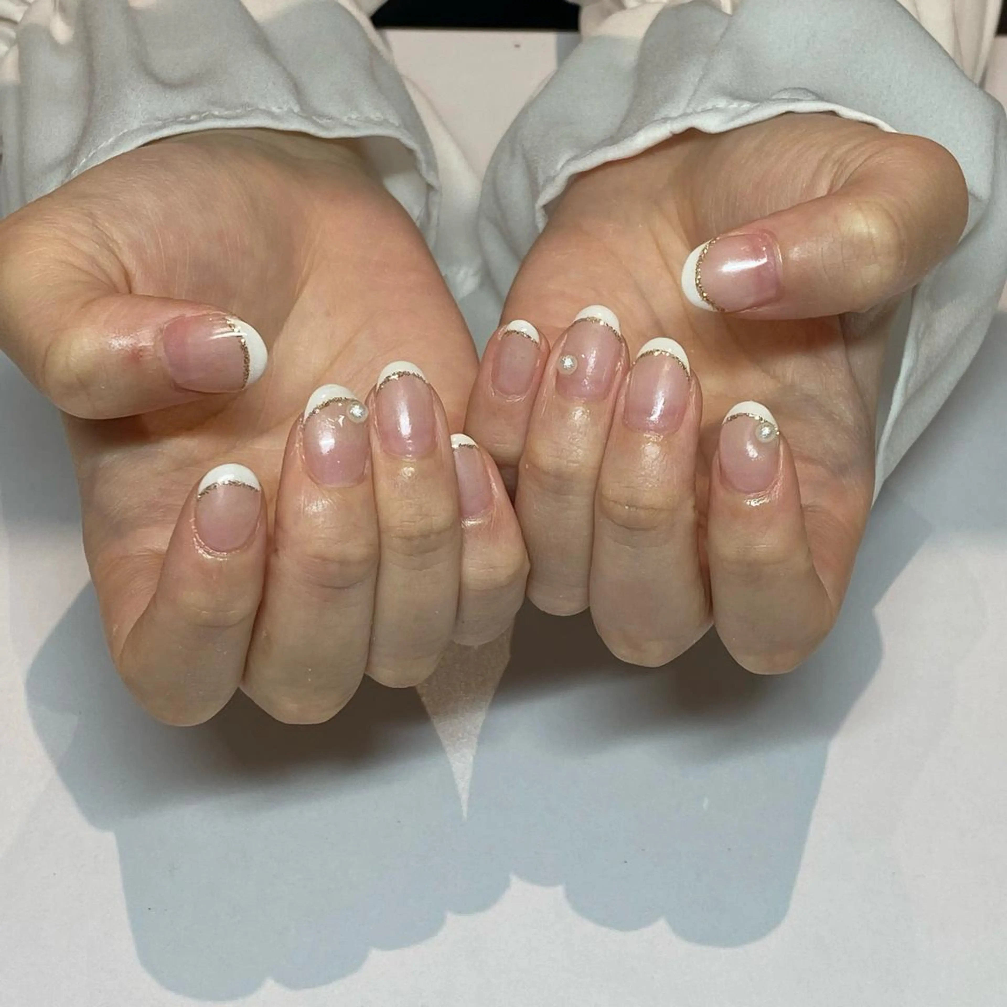 ネイル フレンチネイル ハンドネイル ayana nails所属・nail salon ayanaのネイルデザイン