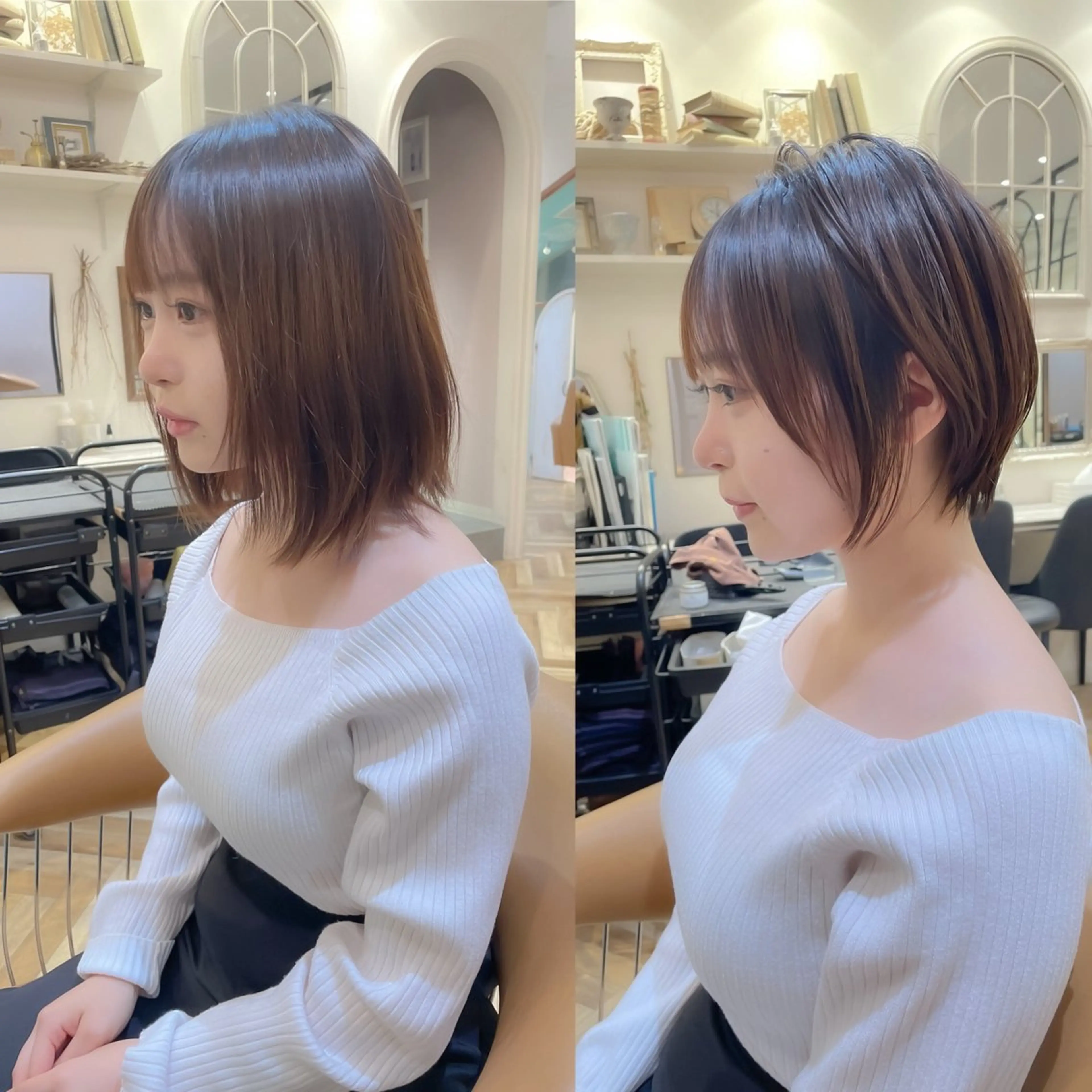 ショート 💎巻ける縮毛矯正/ 艶髪💎石渕智也のヘアスタイル