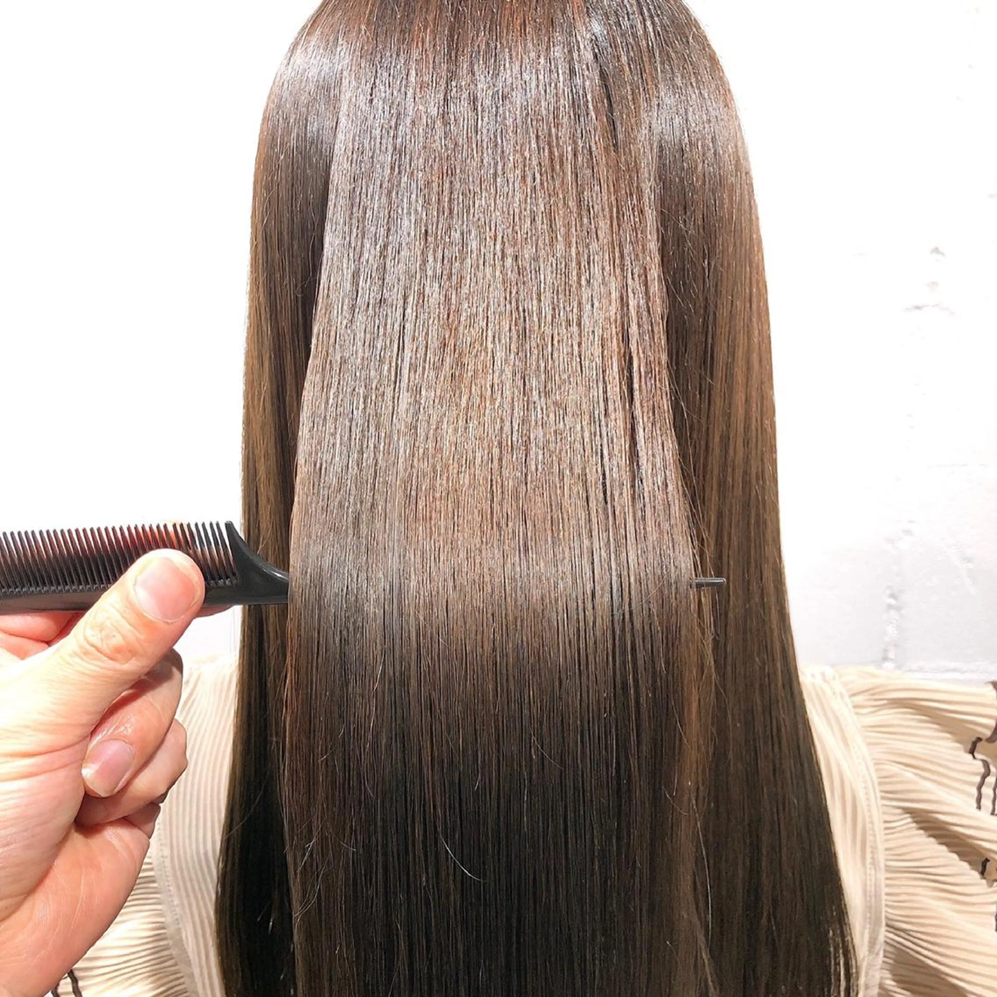 【🎄12月限定🎄】【究極の艶髪】Maison縮毛矯正＋濃厚トリートメント✨✨の写真