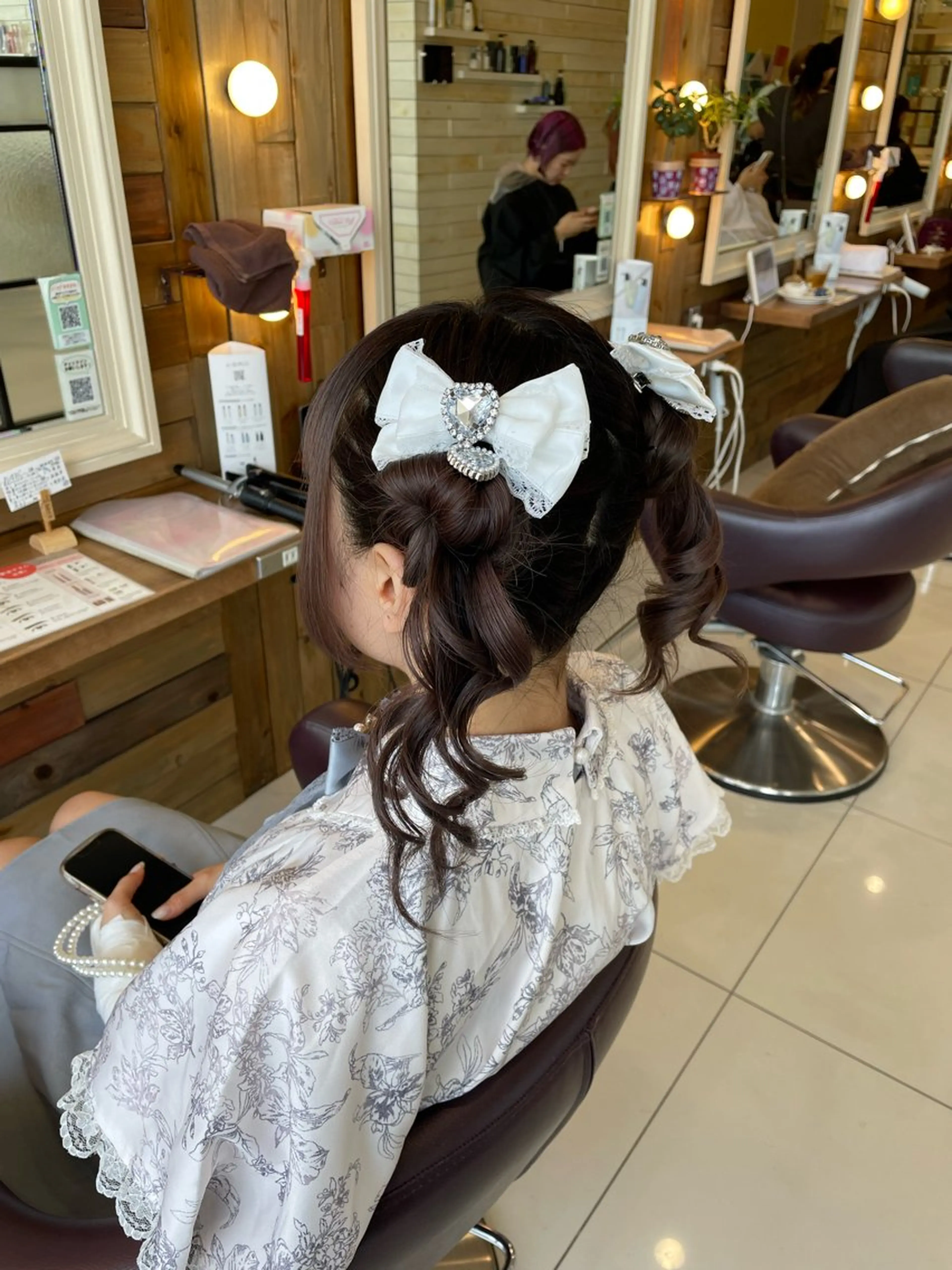 ヘアアレンジ ツインテール なな /カラー/アレンジのヘアスタイル