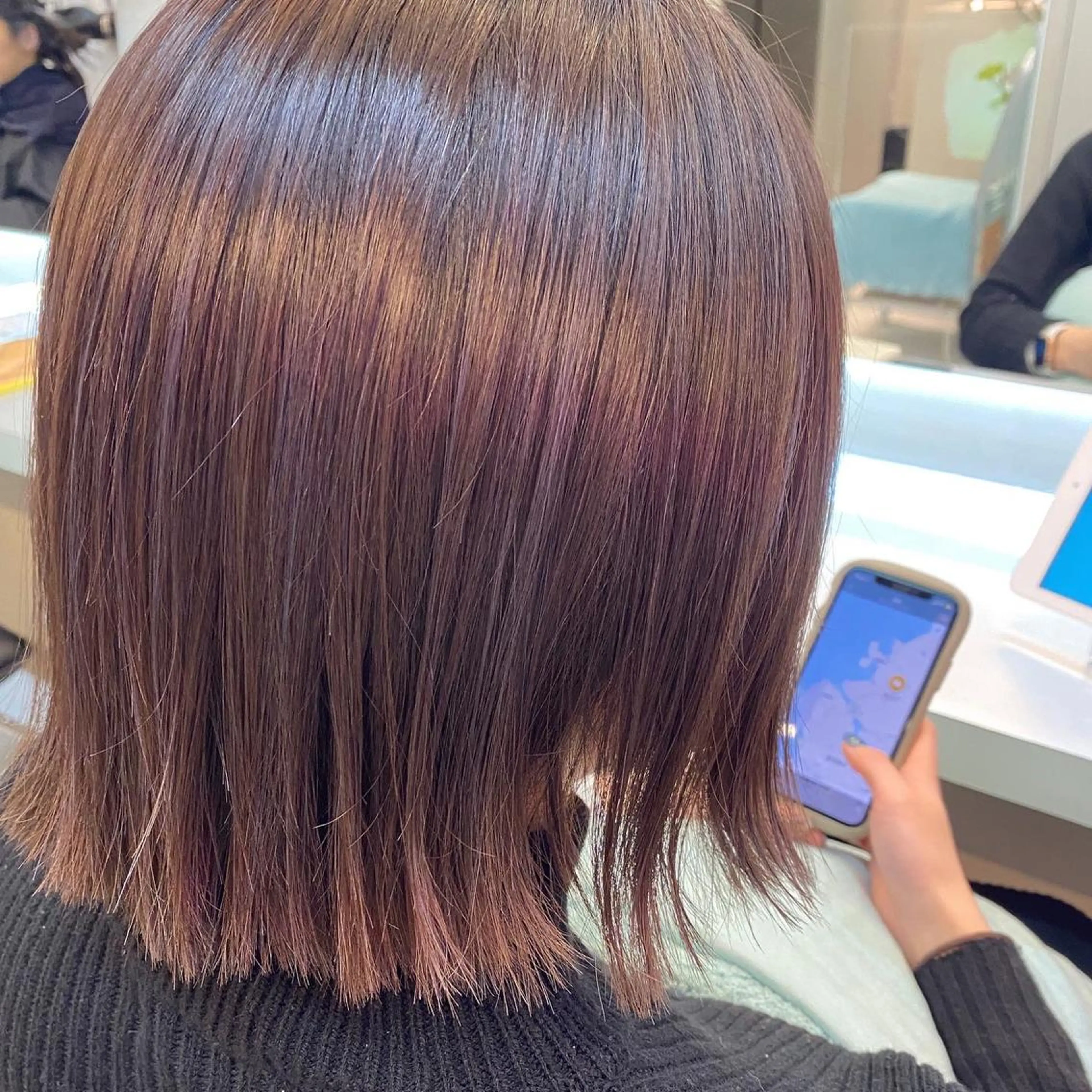 ショート カラー ヘアカラー トリートメント 岡野 静華のヘアスタイル