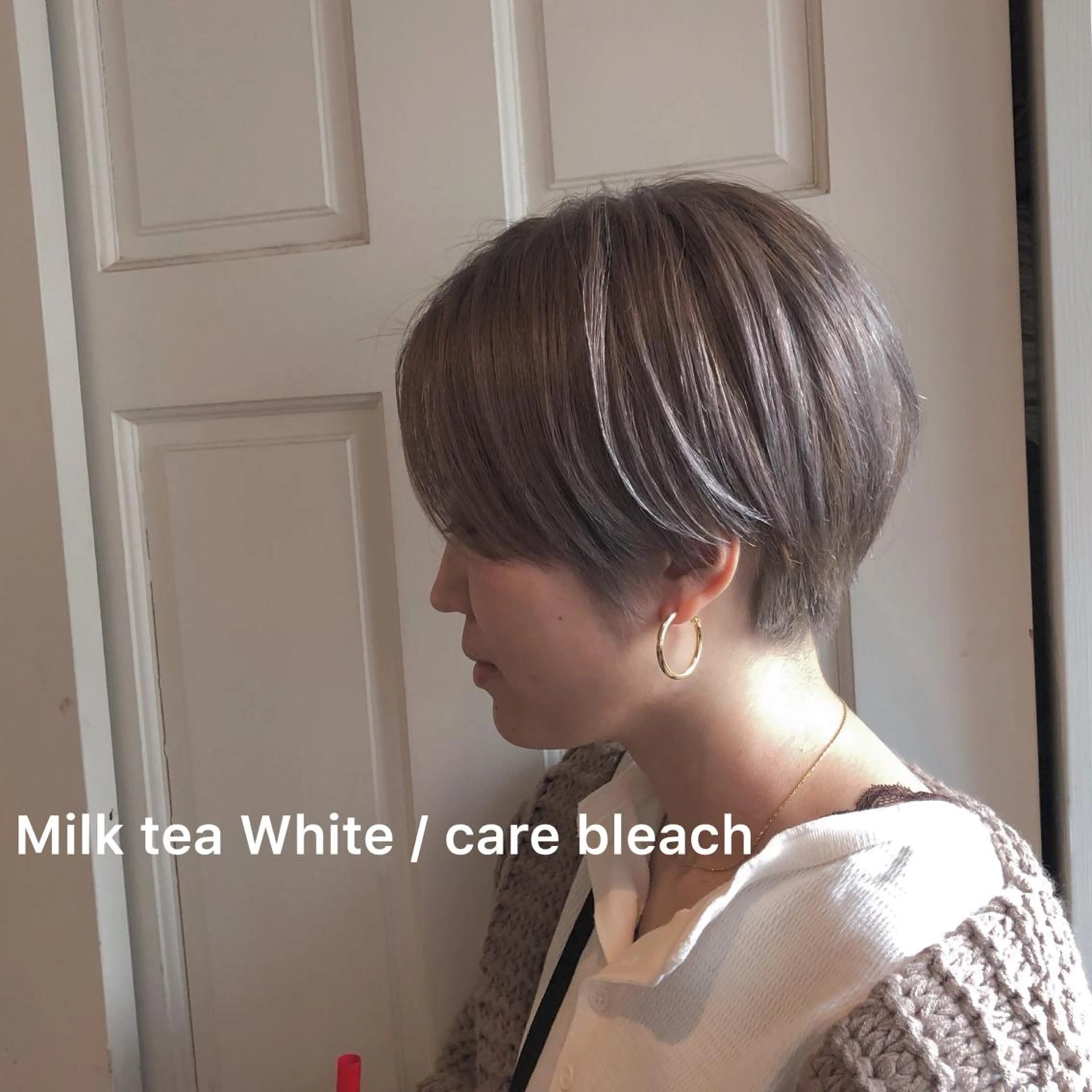 ショート ヘアカラー 🌸ハイトーン 新田　廉 🌸のヘアスタイル