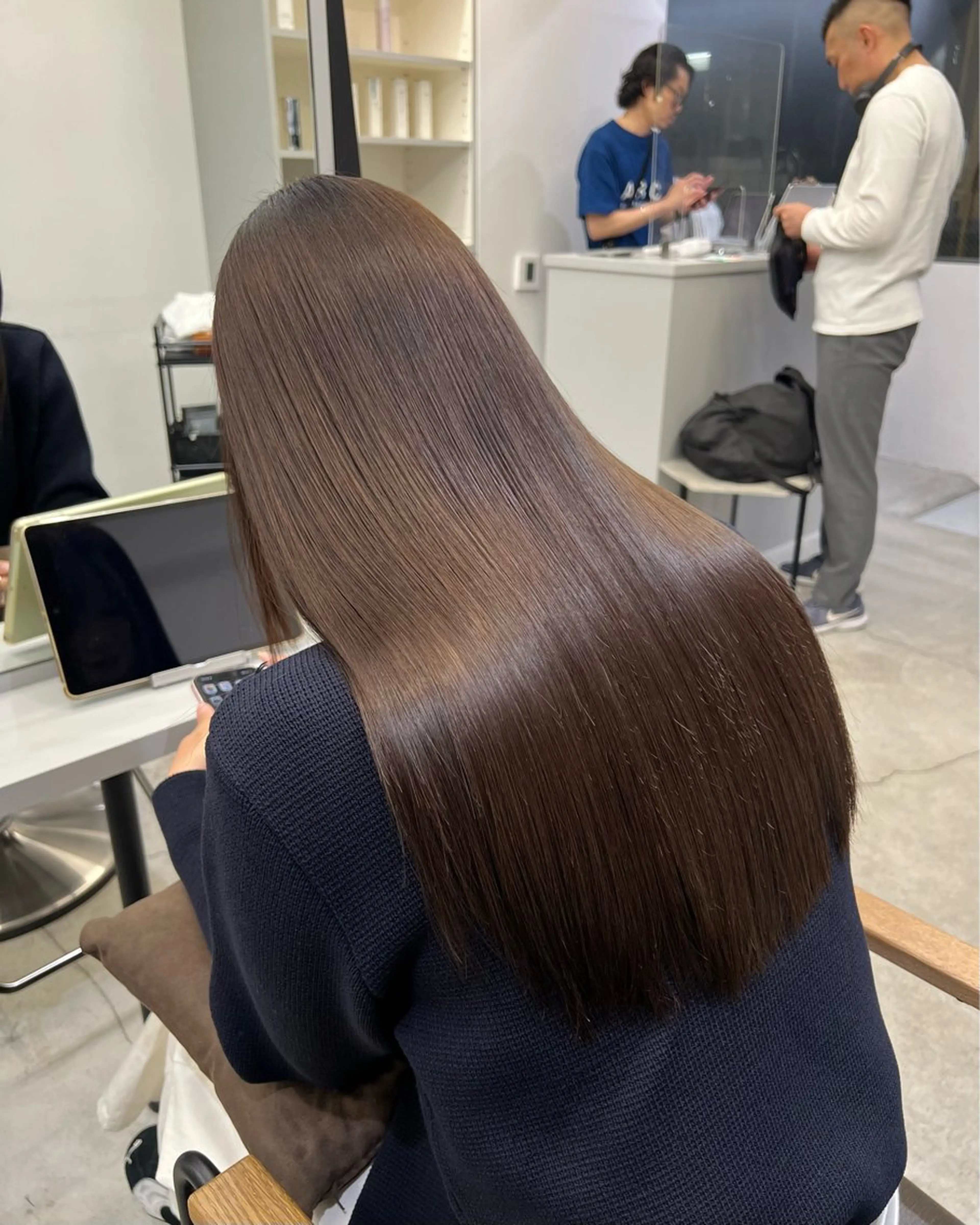 ロング カット 縮毛矯正 トリートメント ✨毛髪診断で絶対綺麗 ✨美髪艶髪専門✨高浪のヘアスタイル