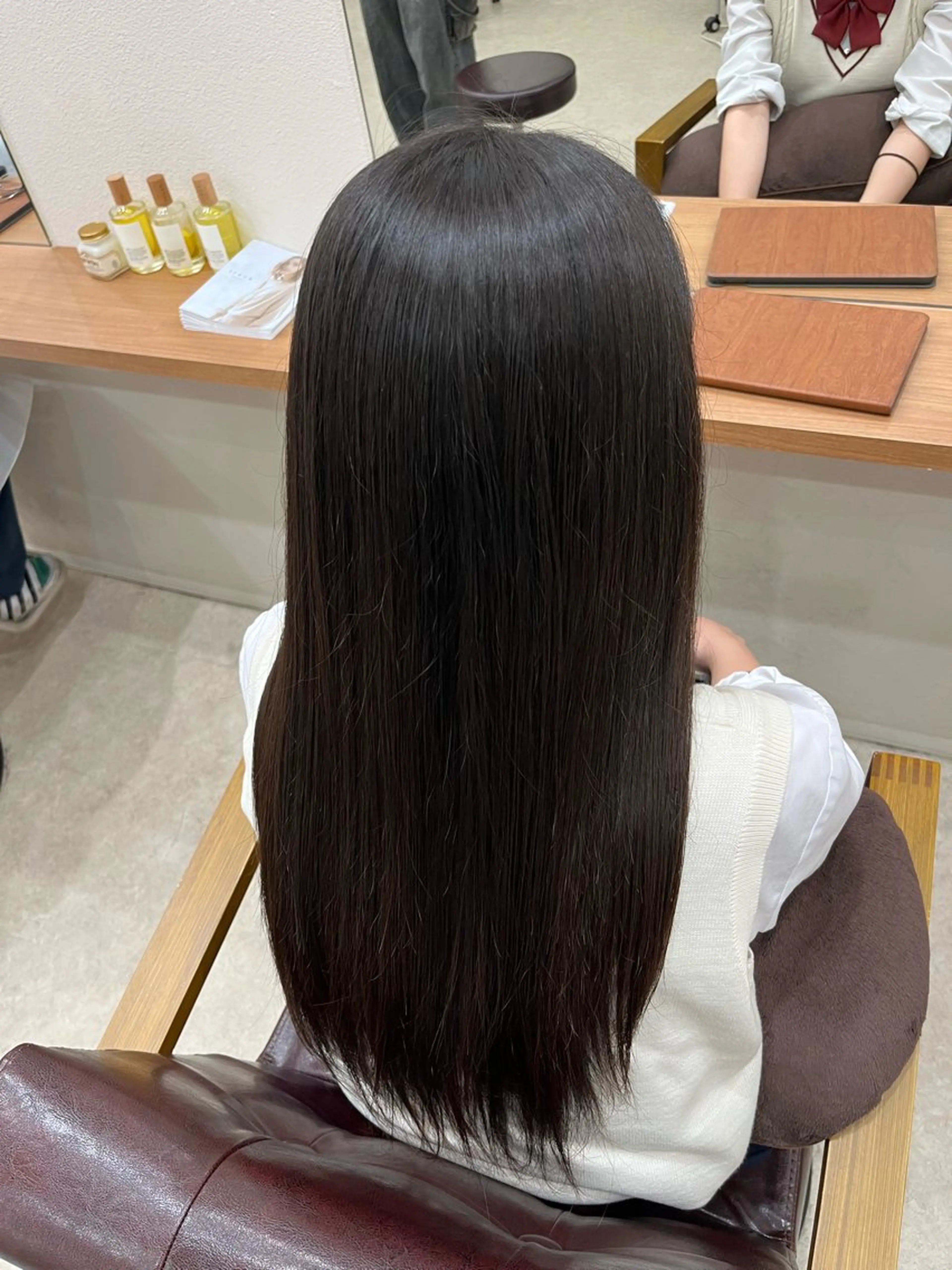 ロング トリートメント mei/艶髪/透明感 カラー/ヘアセットのヘアスタイル