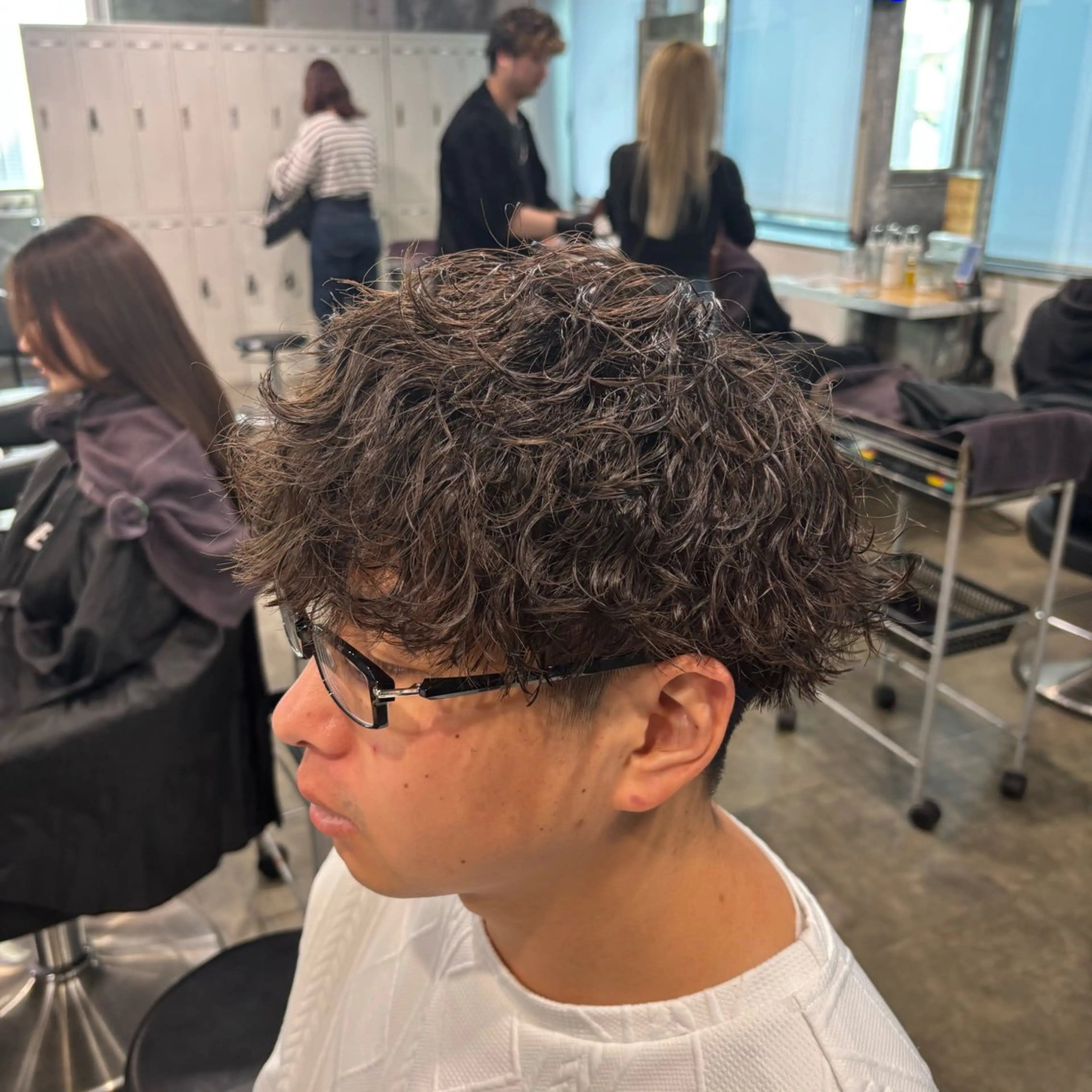 メンズ カット パーマ フェザーパーマ職人 🪽yutoのヘアスタイル