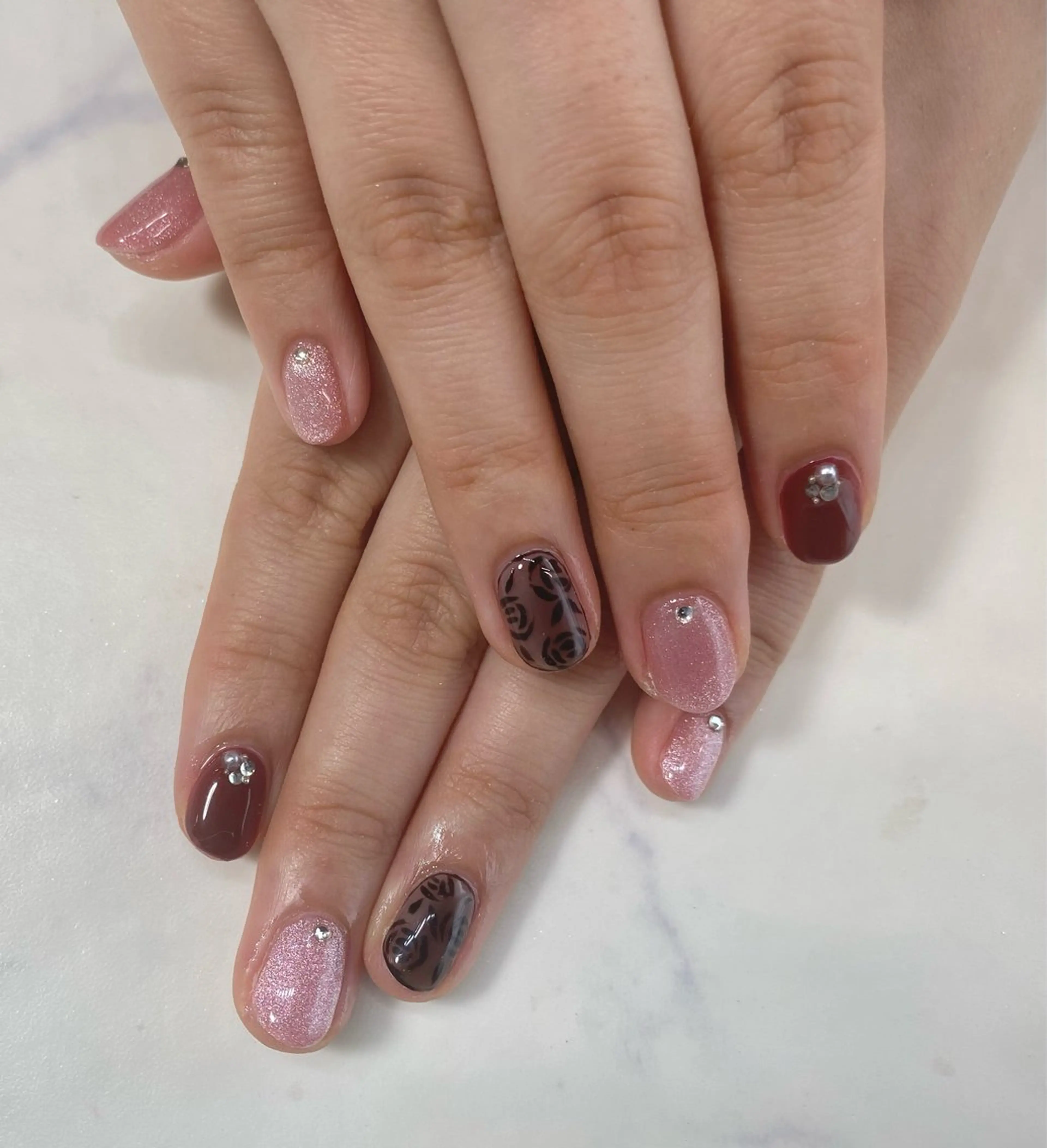 ネイル Three いわなべのネイルデザイン