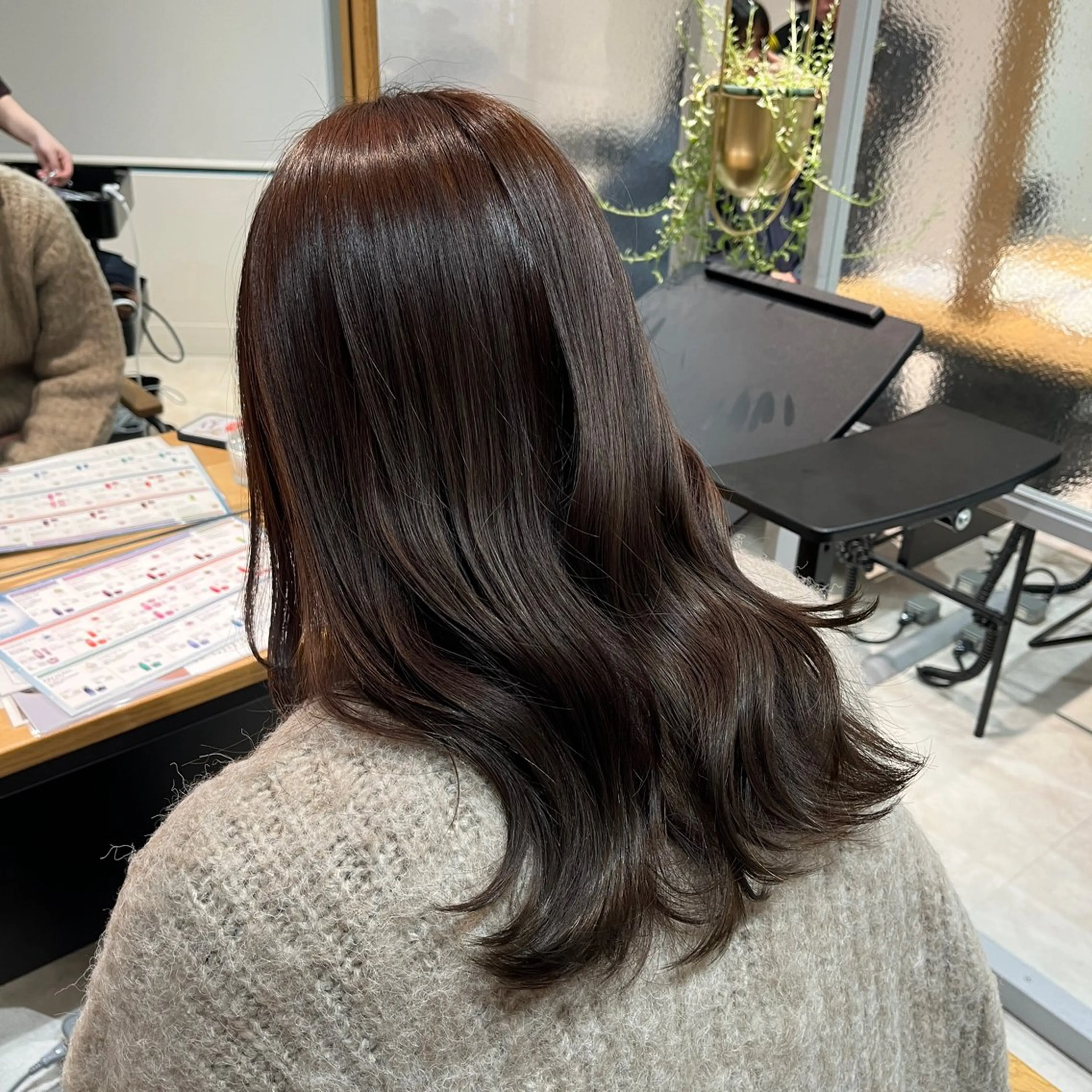セミロング カット ヘアカラー トリートメント BASSA立川🌱 Bitouのヘアスタイル
