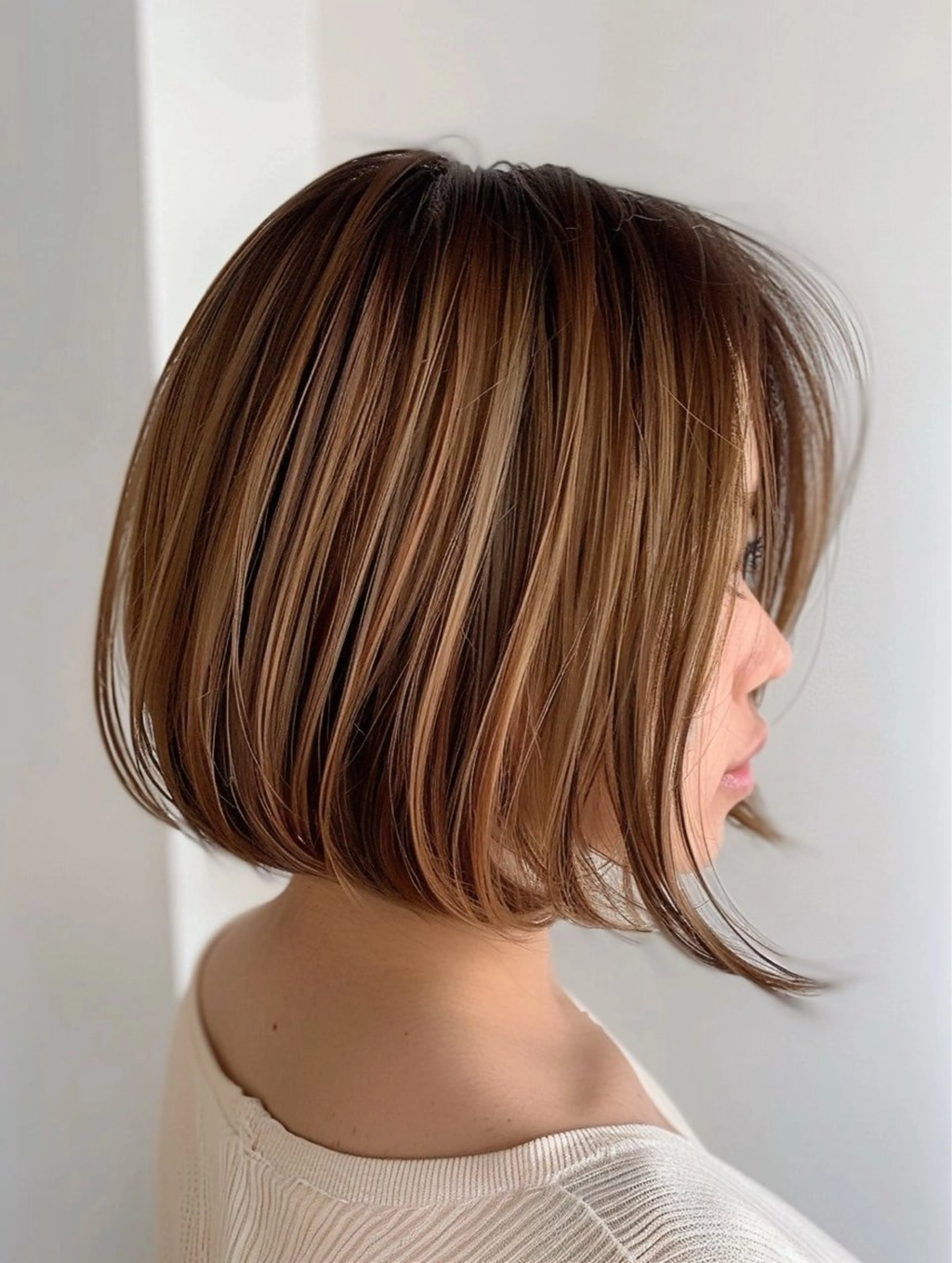 ショート NANAMI/海外風 レイヤー/ボブのヘアスタイル