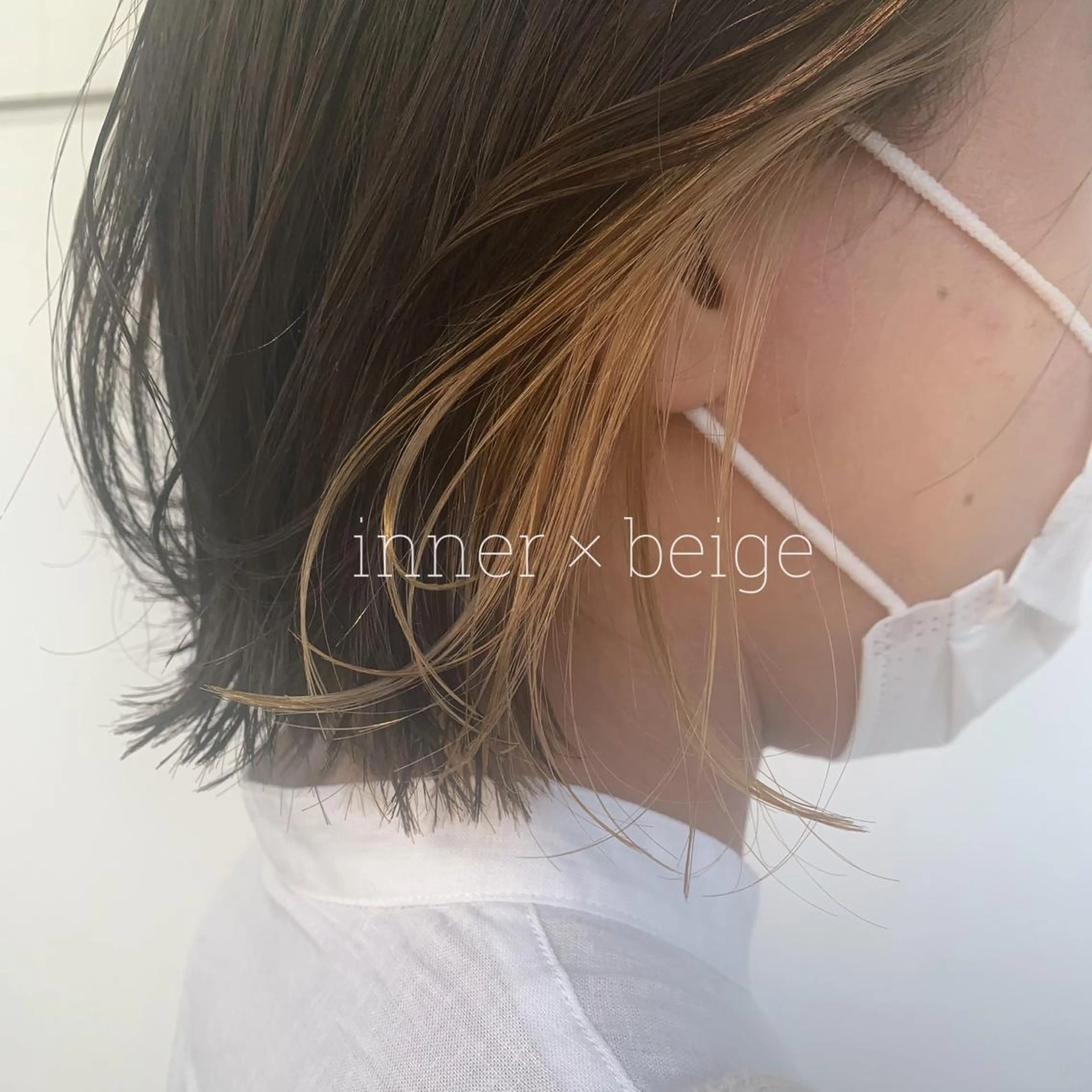 ミディアム カラー RINA🧤 デザインとボブのヘアスタイル