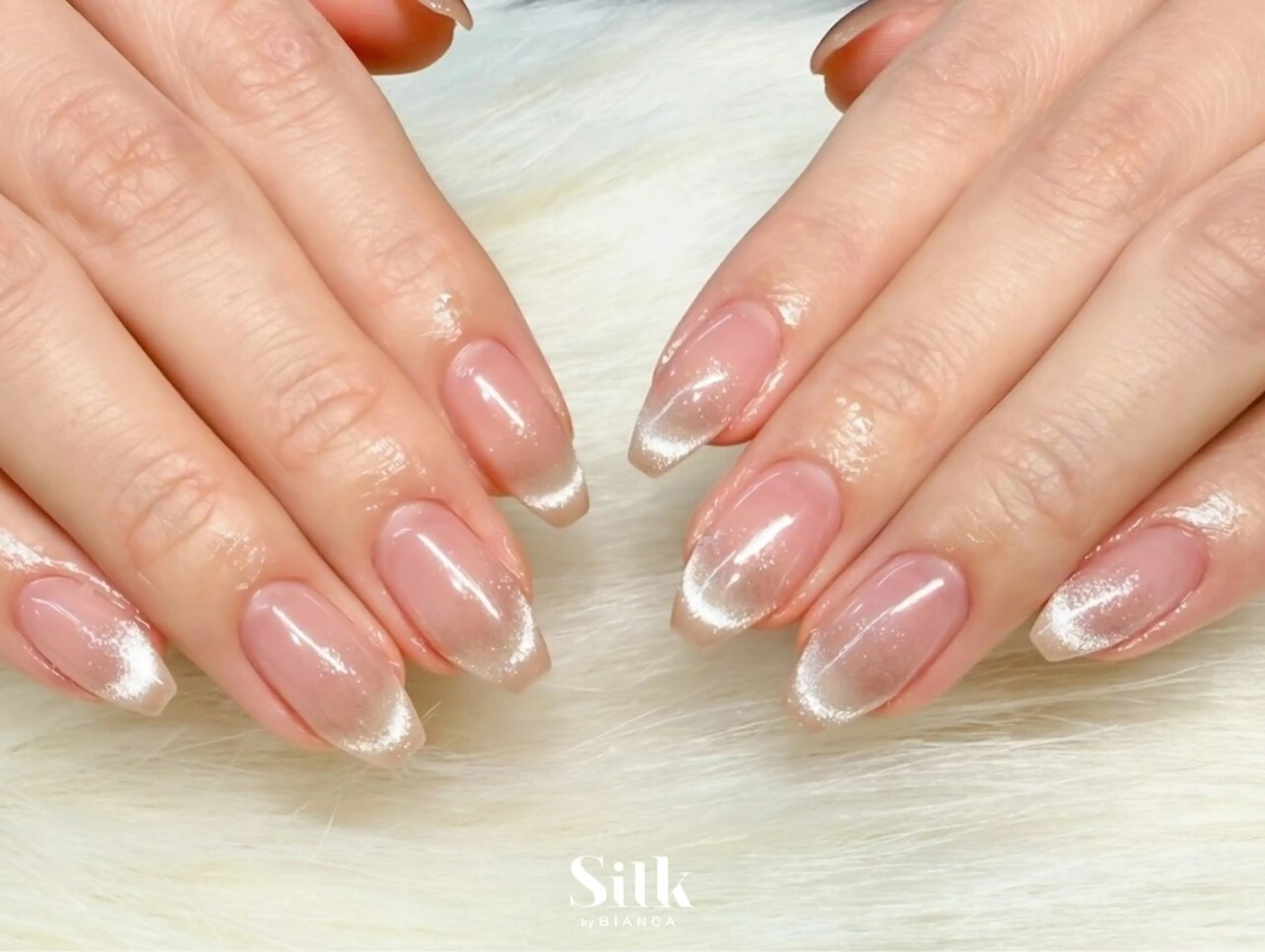 ネイル マグネットネイル マグネットワンカラー ワンカラーネイル ハンドネイル Silk by Bianca かっちのネイルデザイン