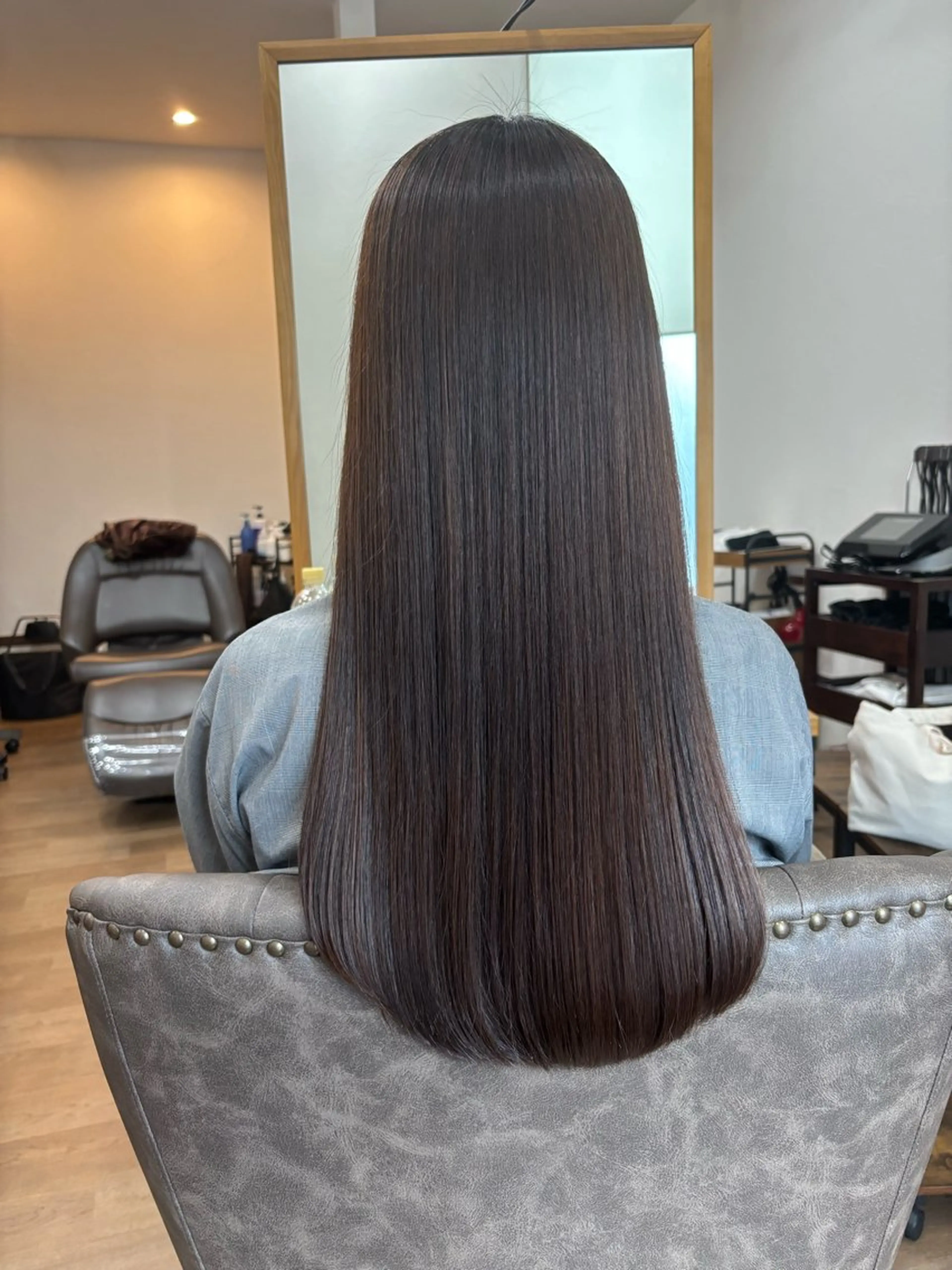 ロング カット 縮毛矯正 トリートメント Re-PEP所属・Re-PEP 大城のヘアスタイル