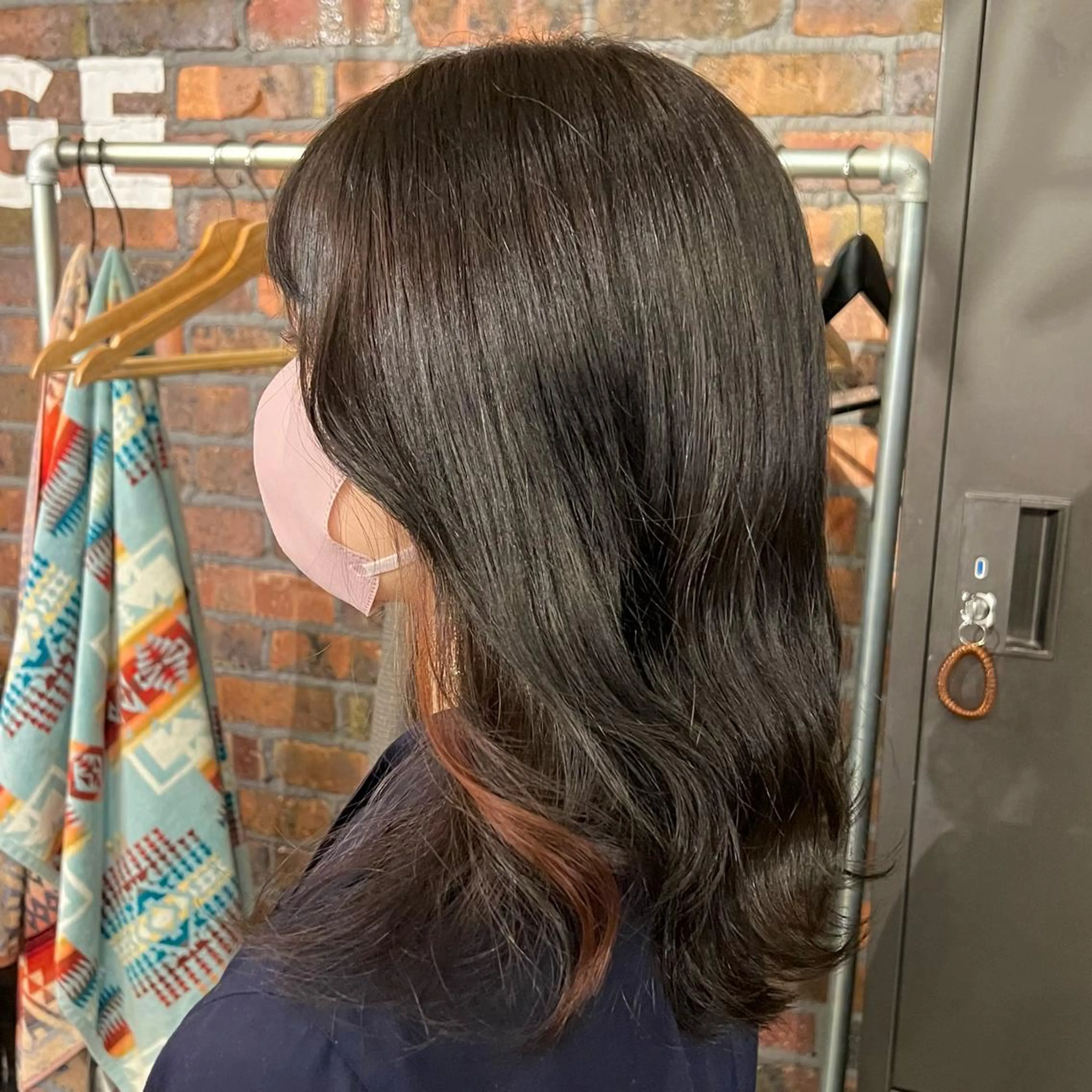 セミロング カラー Rino kanayama所属・Rino 金山 ／ 宮澤 萌のヘアスタイル