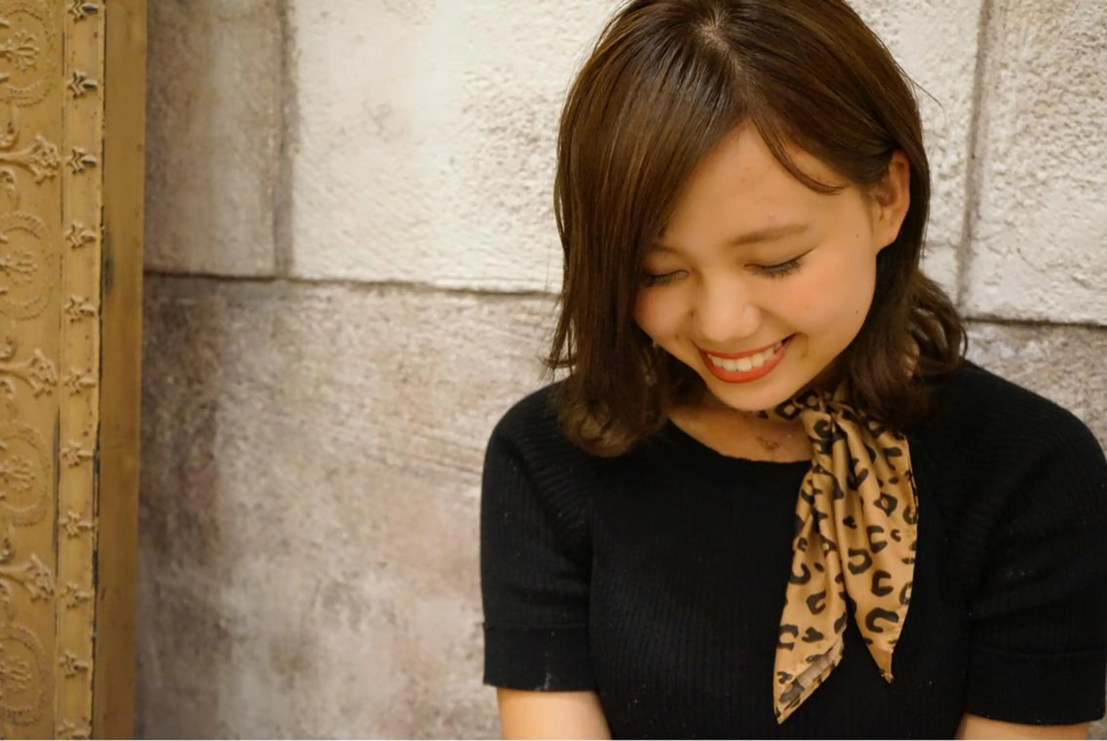 ミディアム カラー 清水 亮太／赤み消しカラーのヘアスタイル