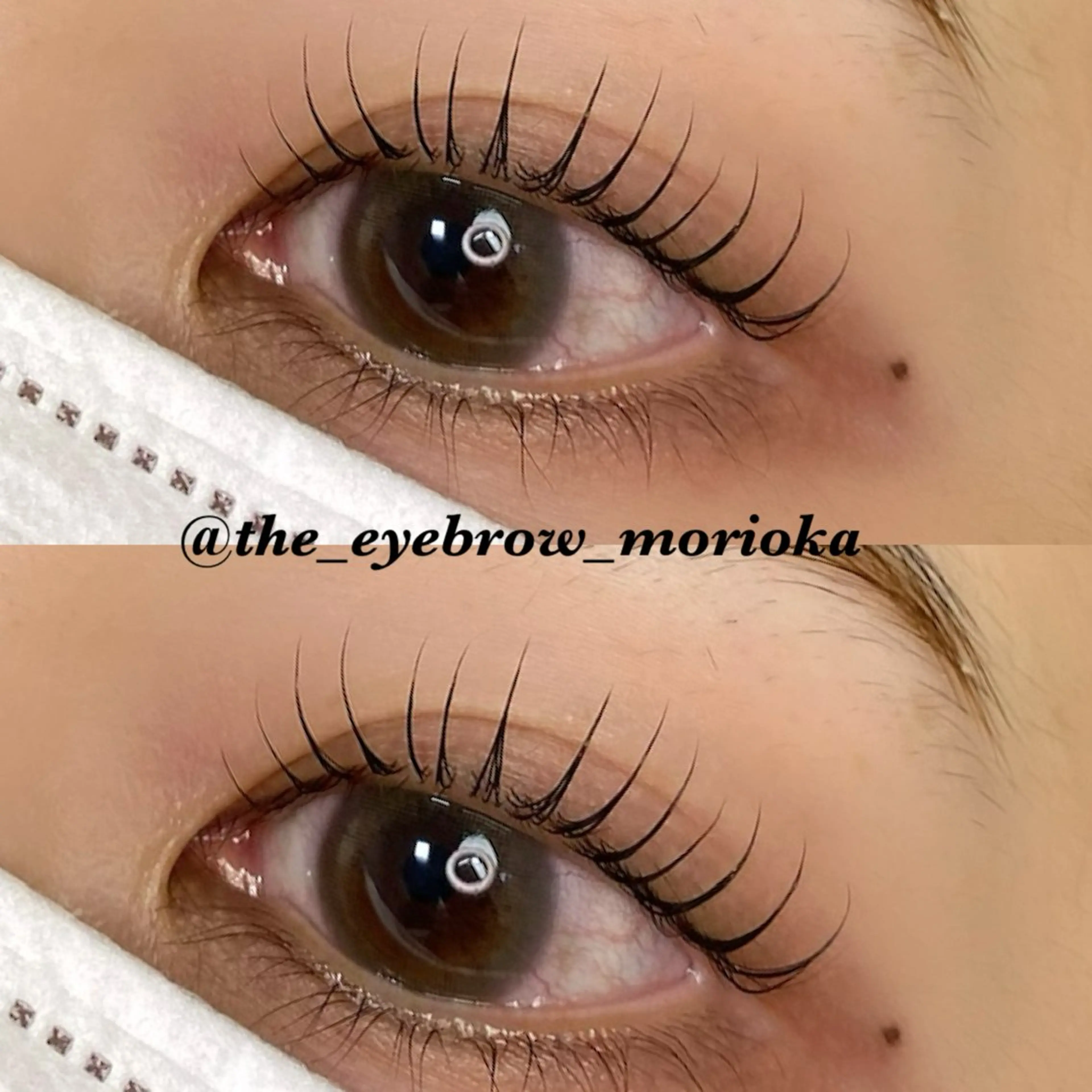 マツエク・マツパ THE  EYEBROW 盛岡駅前店所属・Kanazawa Moeのマツエク・マツパデザイン