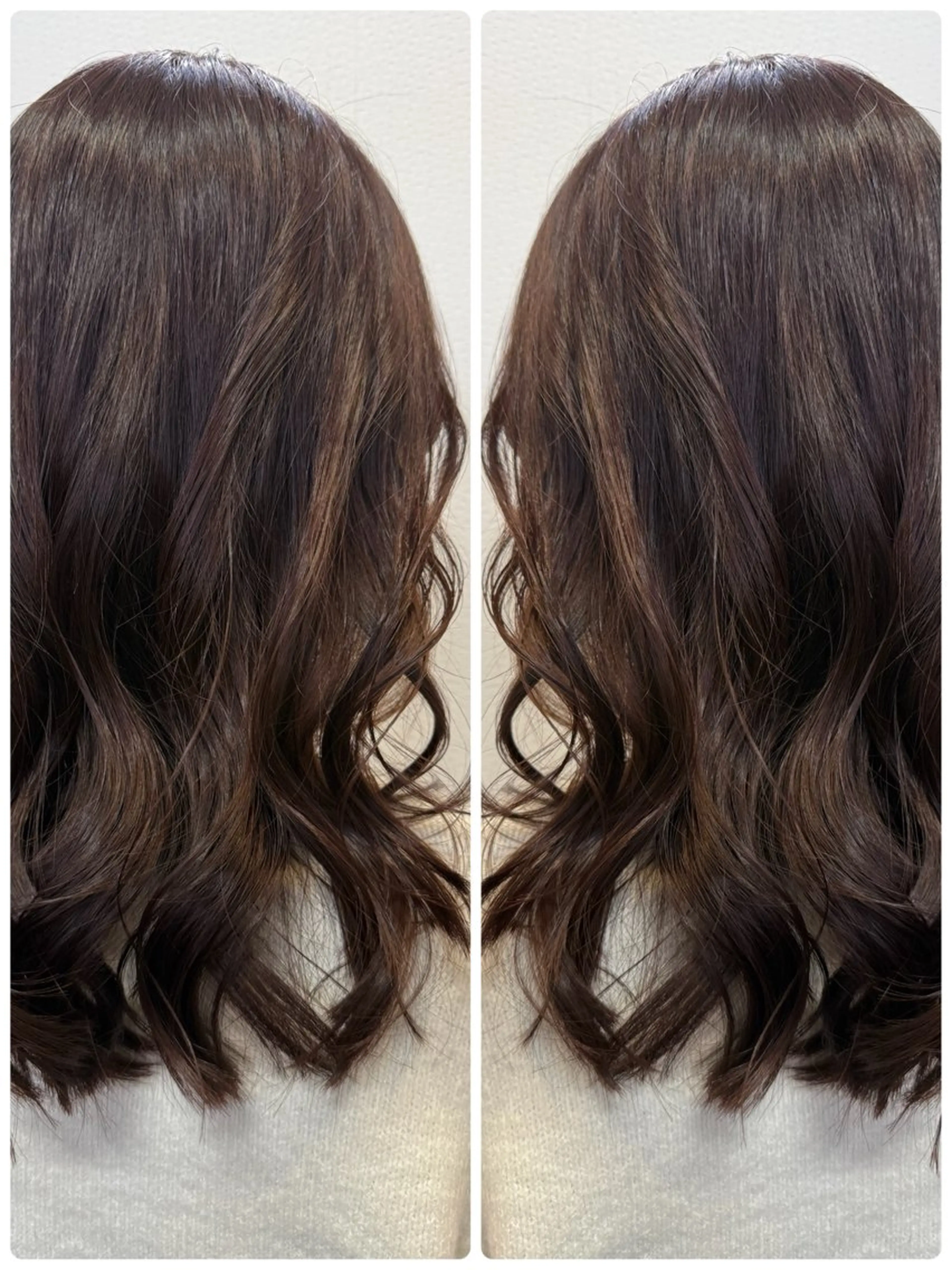 セミロング 艶カラー🕊️ ✴︎Yukari✴︎のヘアスタイル