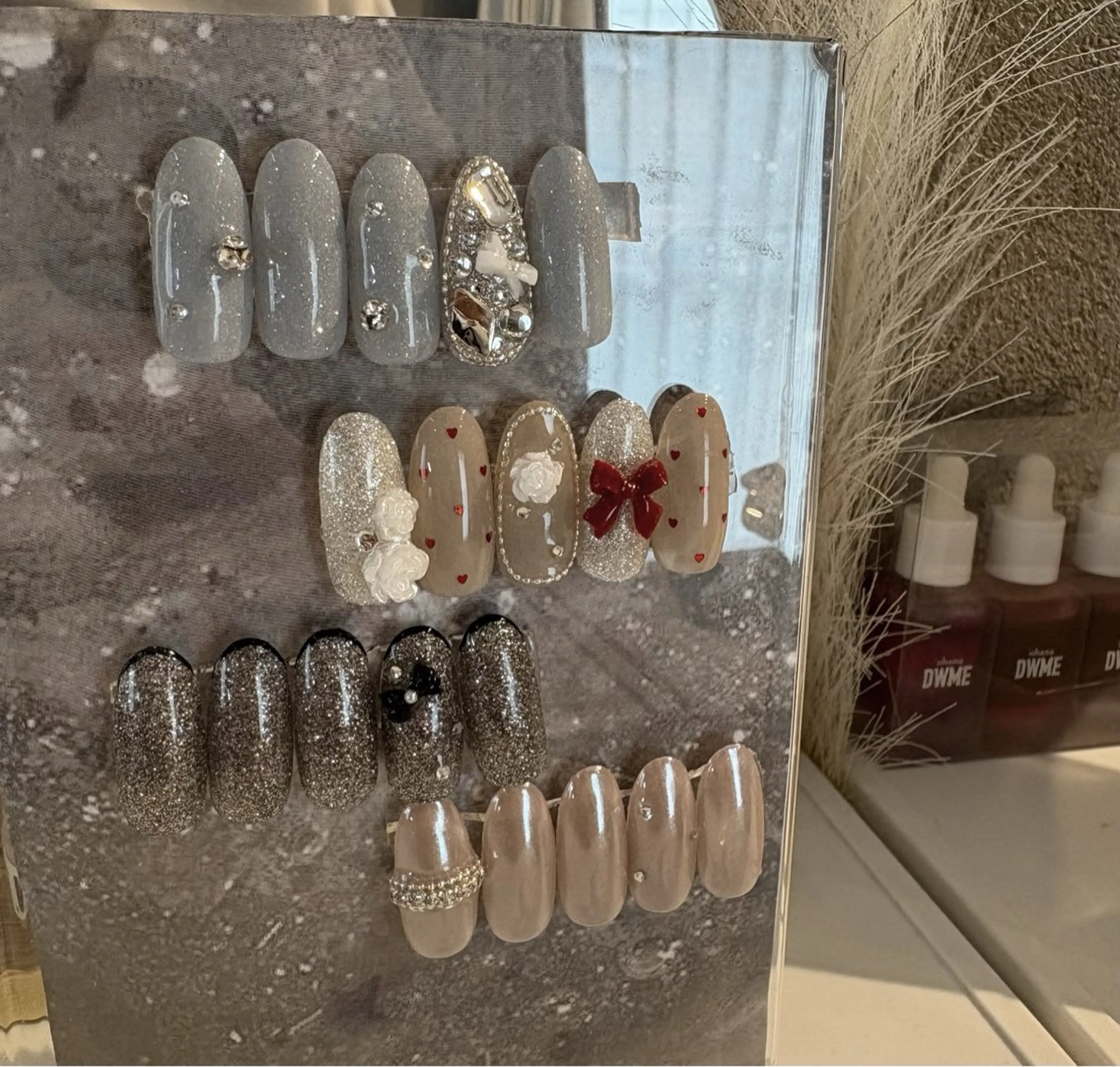 ネイル ラメ(グリッター) ハンドネイル Aria nail 💅のネイルデザイン
