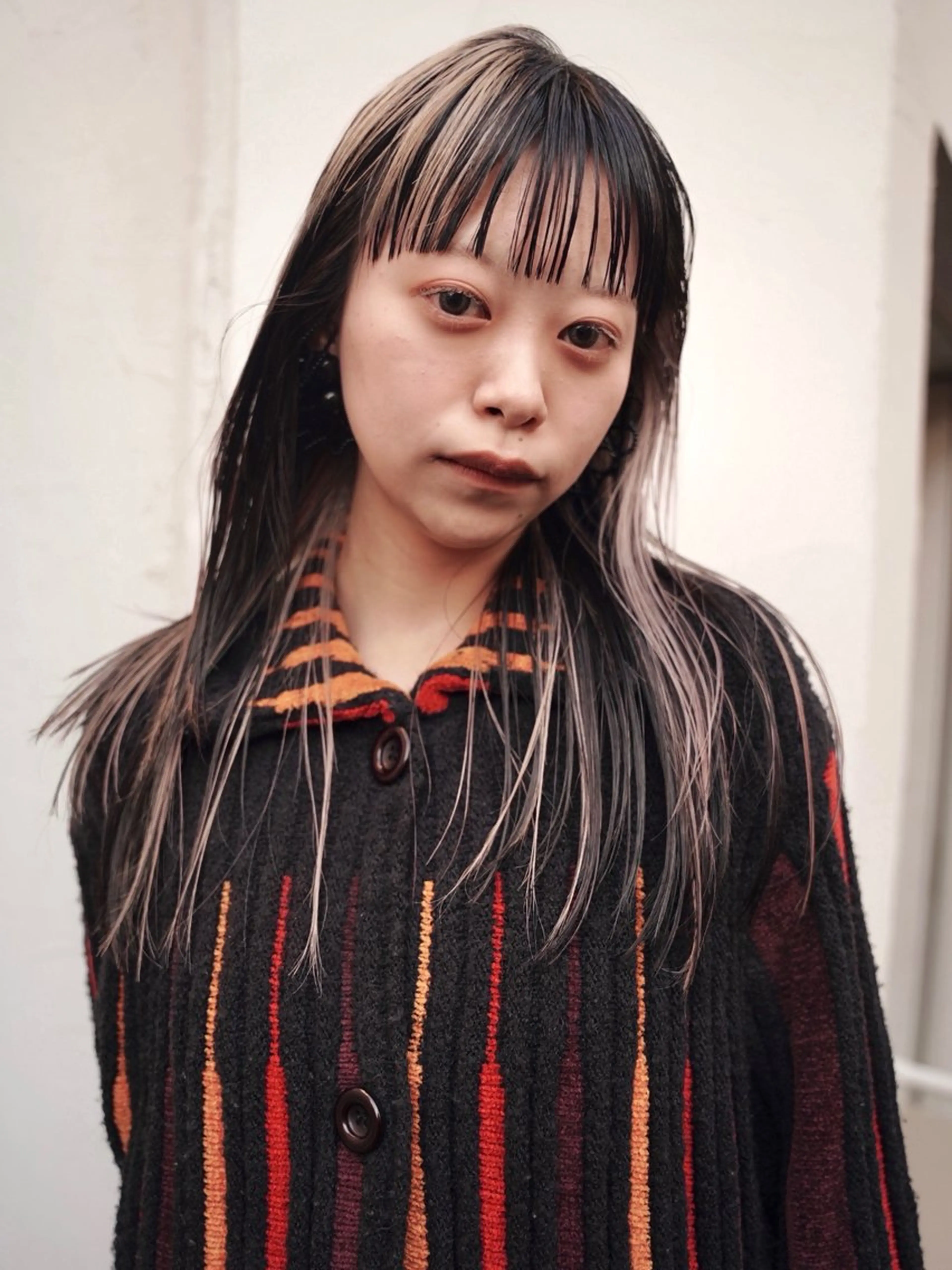 ミディアム カラー ブリーチ デザインカラー カット ヘアカラー トリートメント デザイン/レイヤー Kaito🐩/栄のヘアスタイル