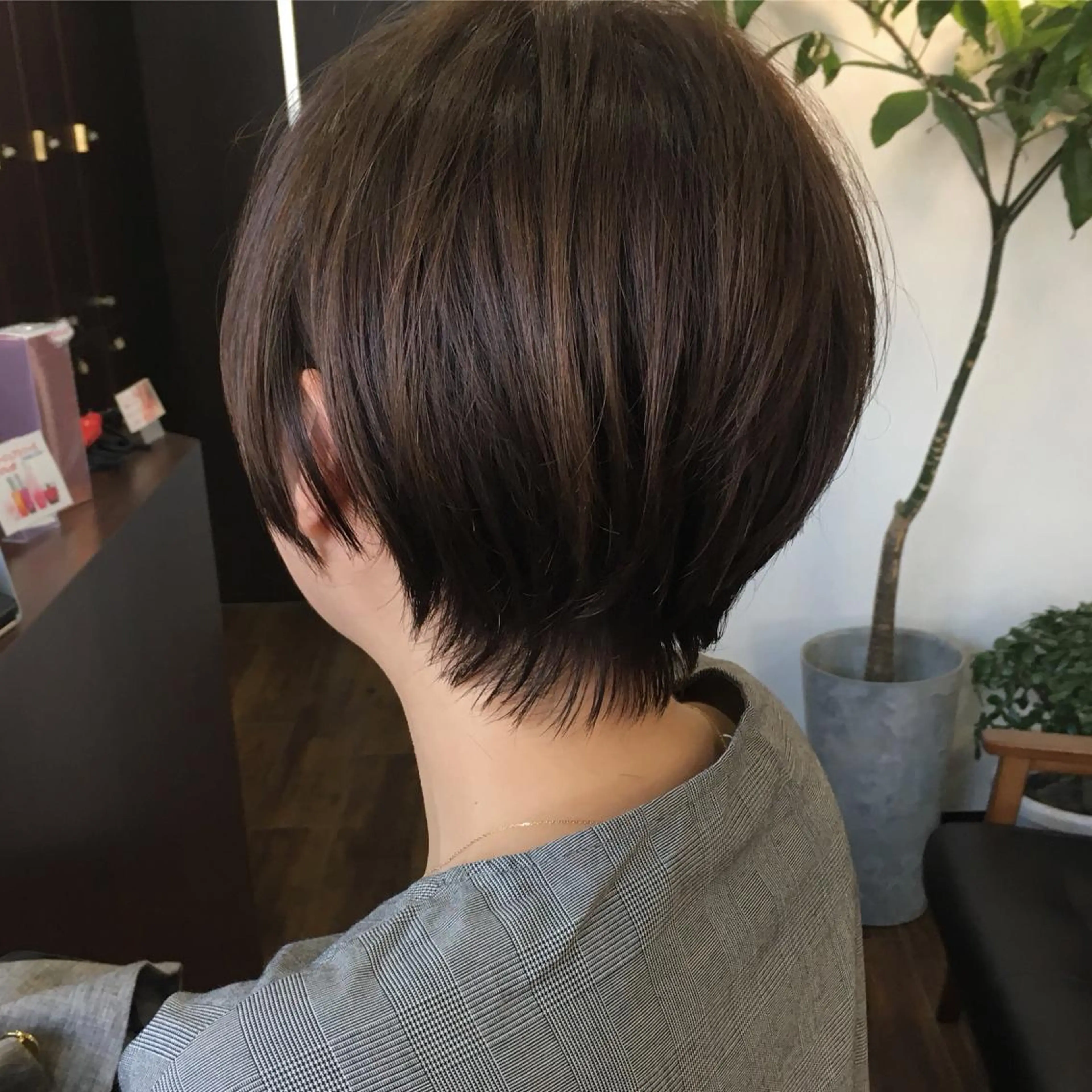 ショート 縮毛矯正/ショート/ レイヤー/畑中正敏のヘアスタイル