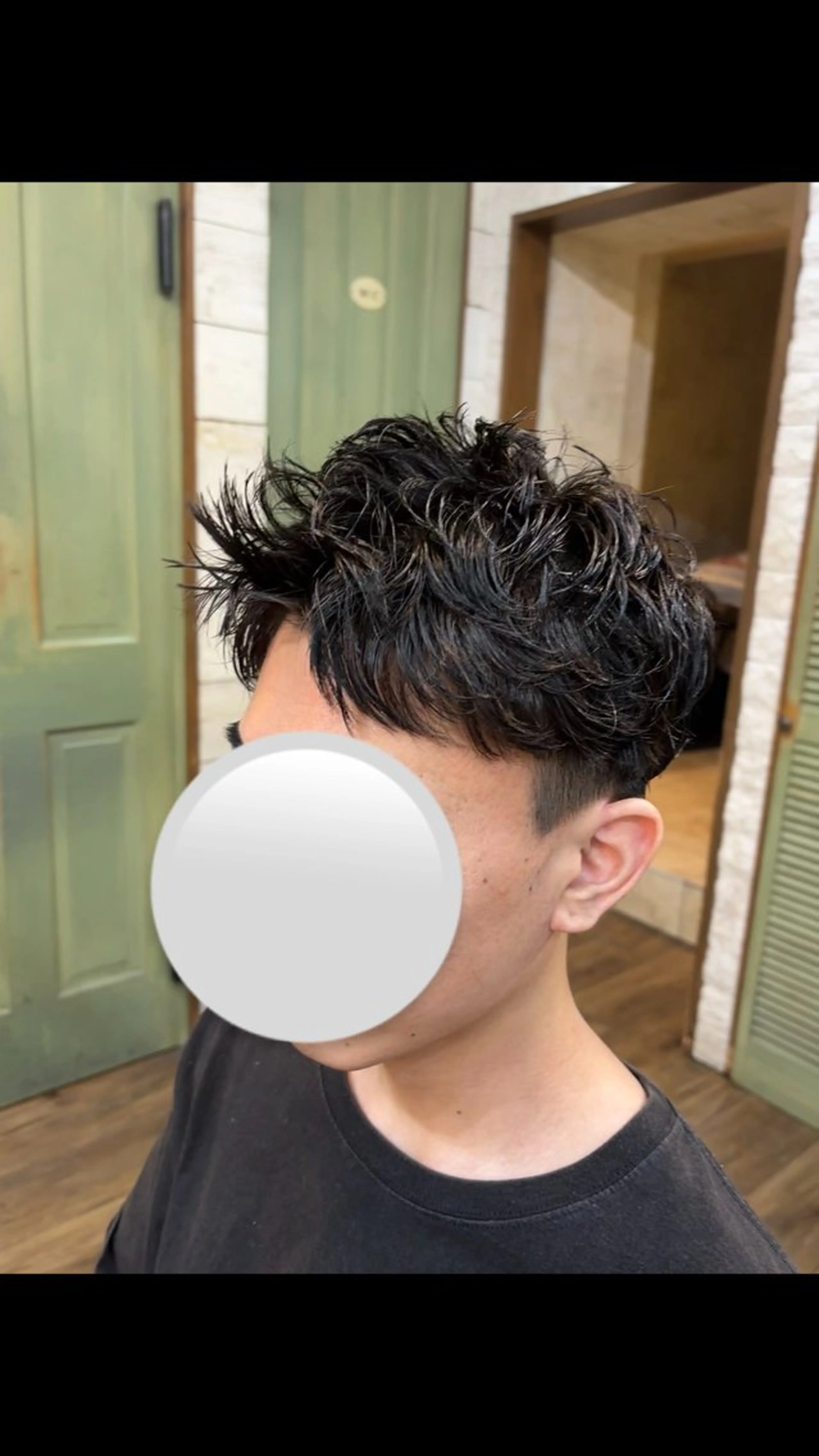 ショート パーマ メンズ メンズパーマ ショートヘア at'Lav by belle所属・🕊️あやか ロングカット/メンズのヘアスタイル