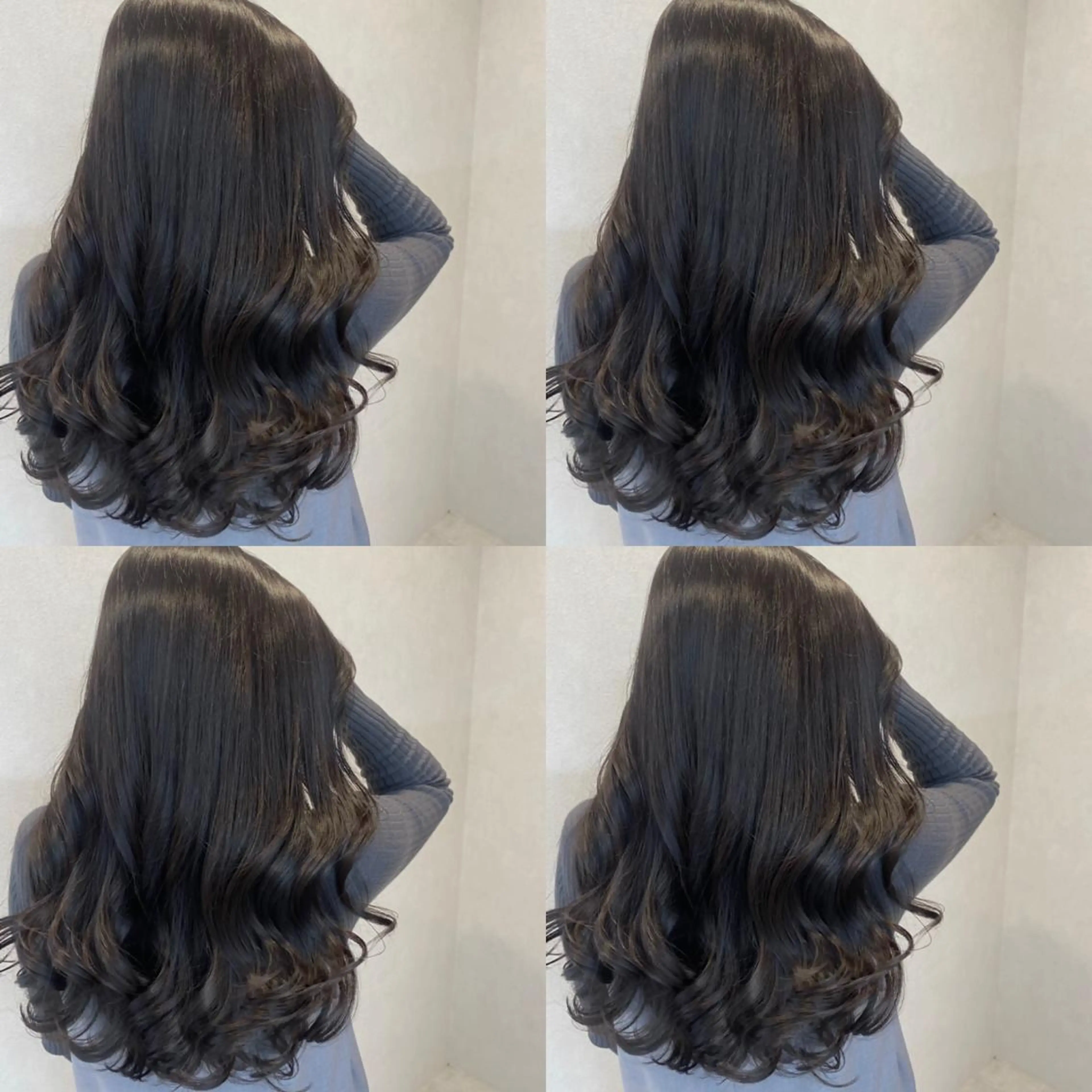 ロング カラー カット トリートメント tocca 💜石田愛結💜のヘアスタイル