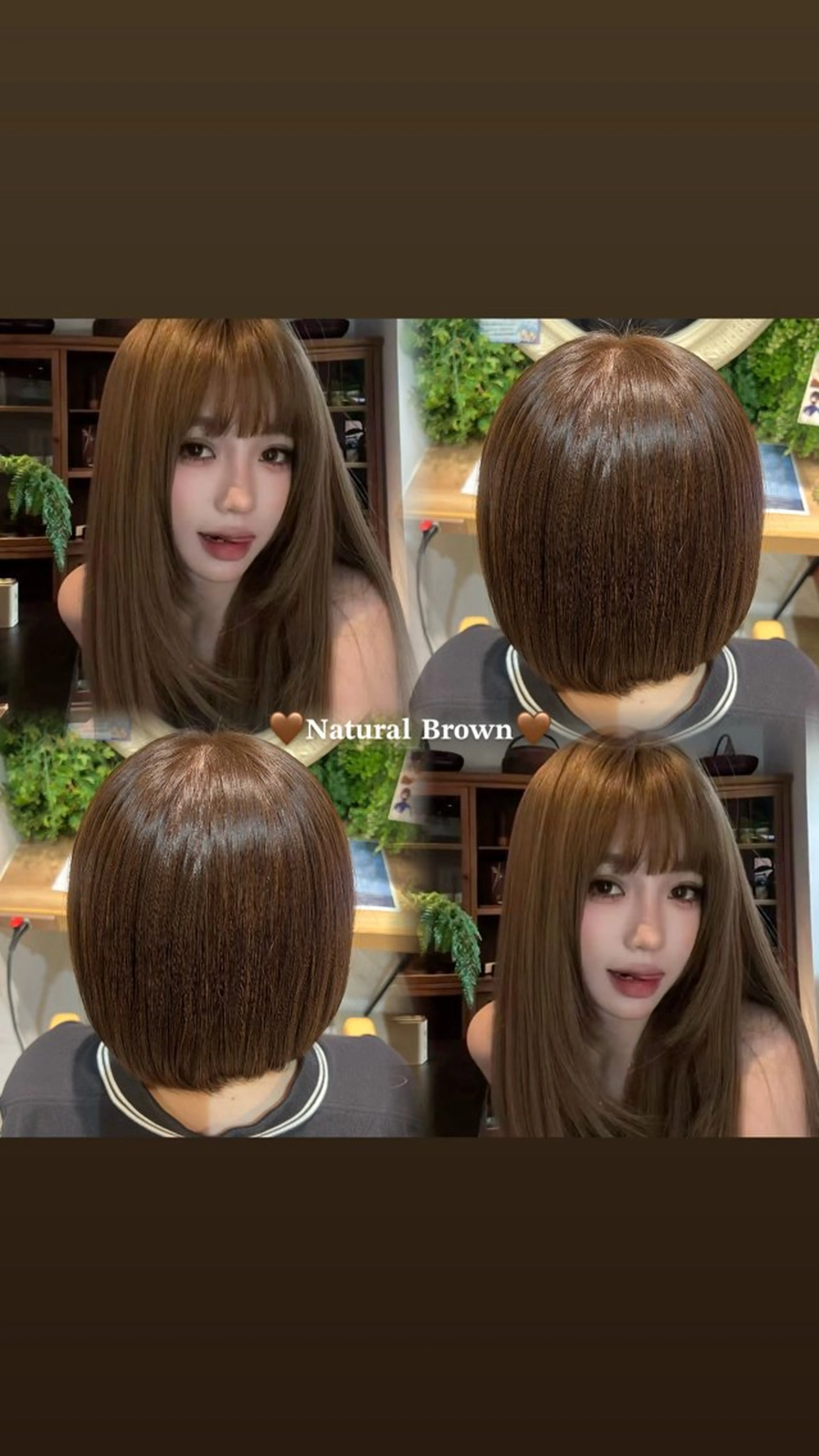 ショート ヘアカラー しゅり/韓国艶カラー 🩶🫧エクステ🎀のヘアスタイル