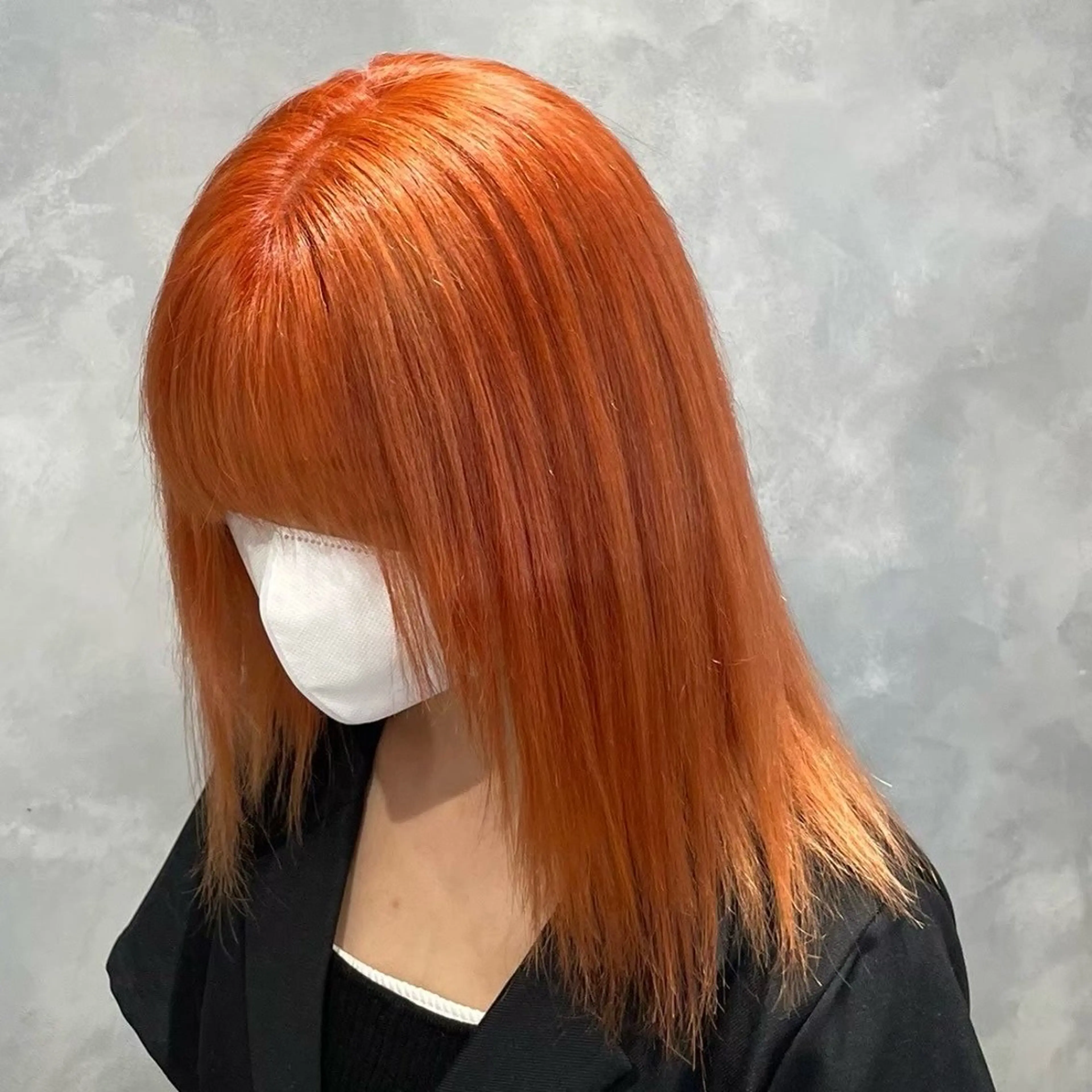 ミディアム カラー ブリーチ ダブルカラー 韓国風🇰🇷 MAAYAのヘアスタイル