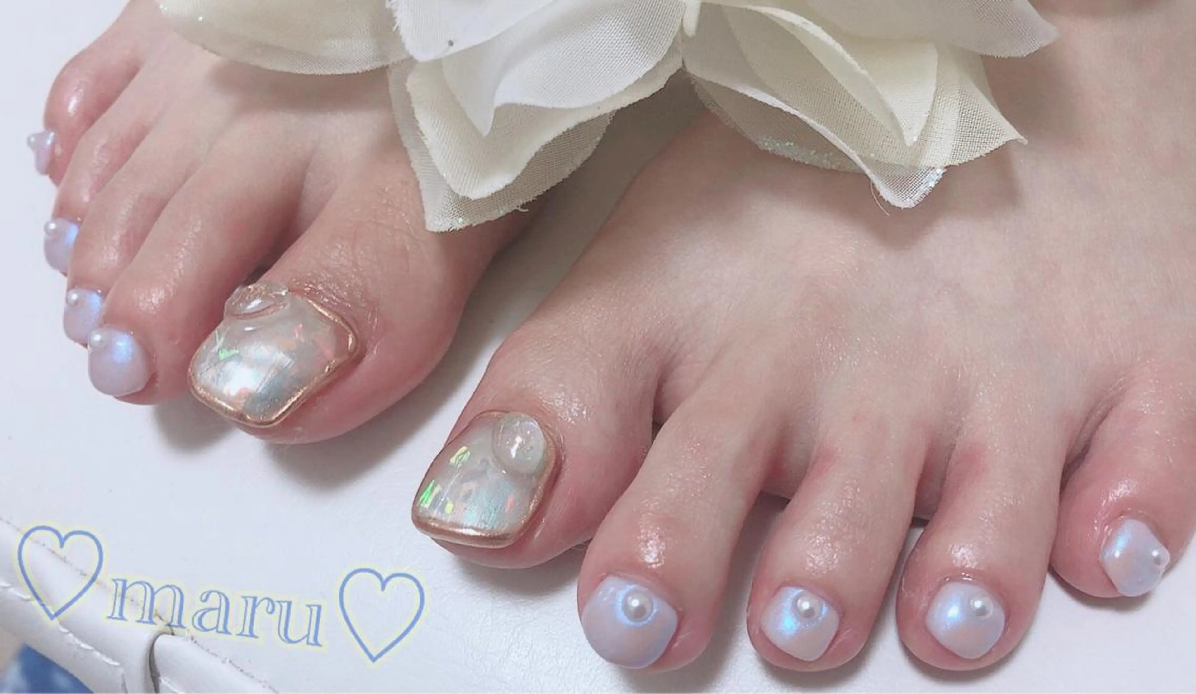 ネイル ハンドネイル フットネイル まるみ ♡のネイルデザイン