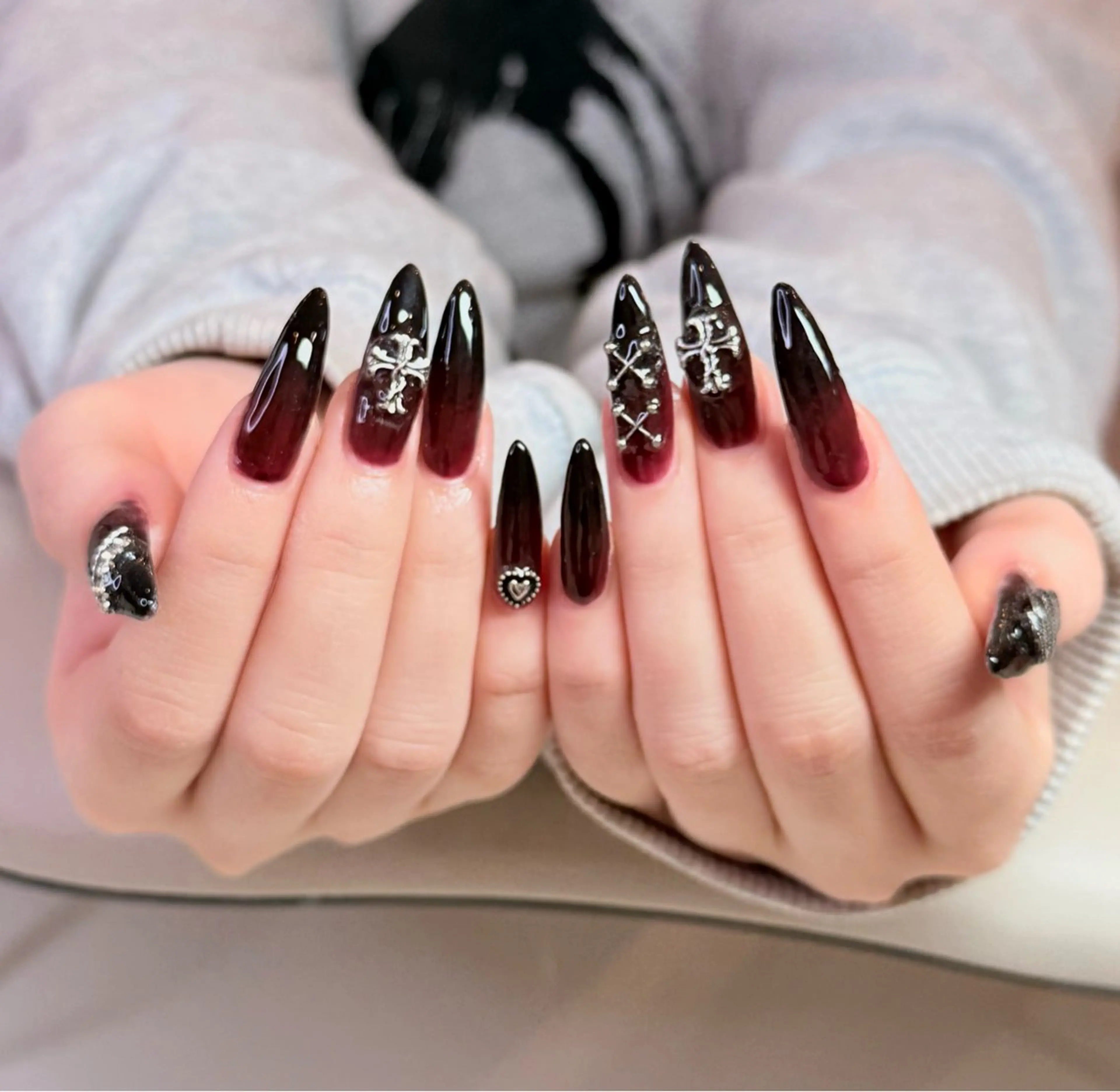 ネイル ハンドネイル アゲハ ネイルのネイルデザイン