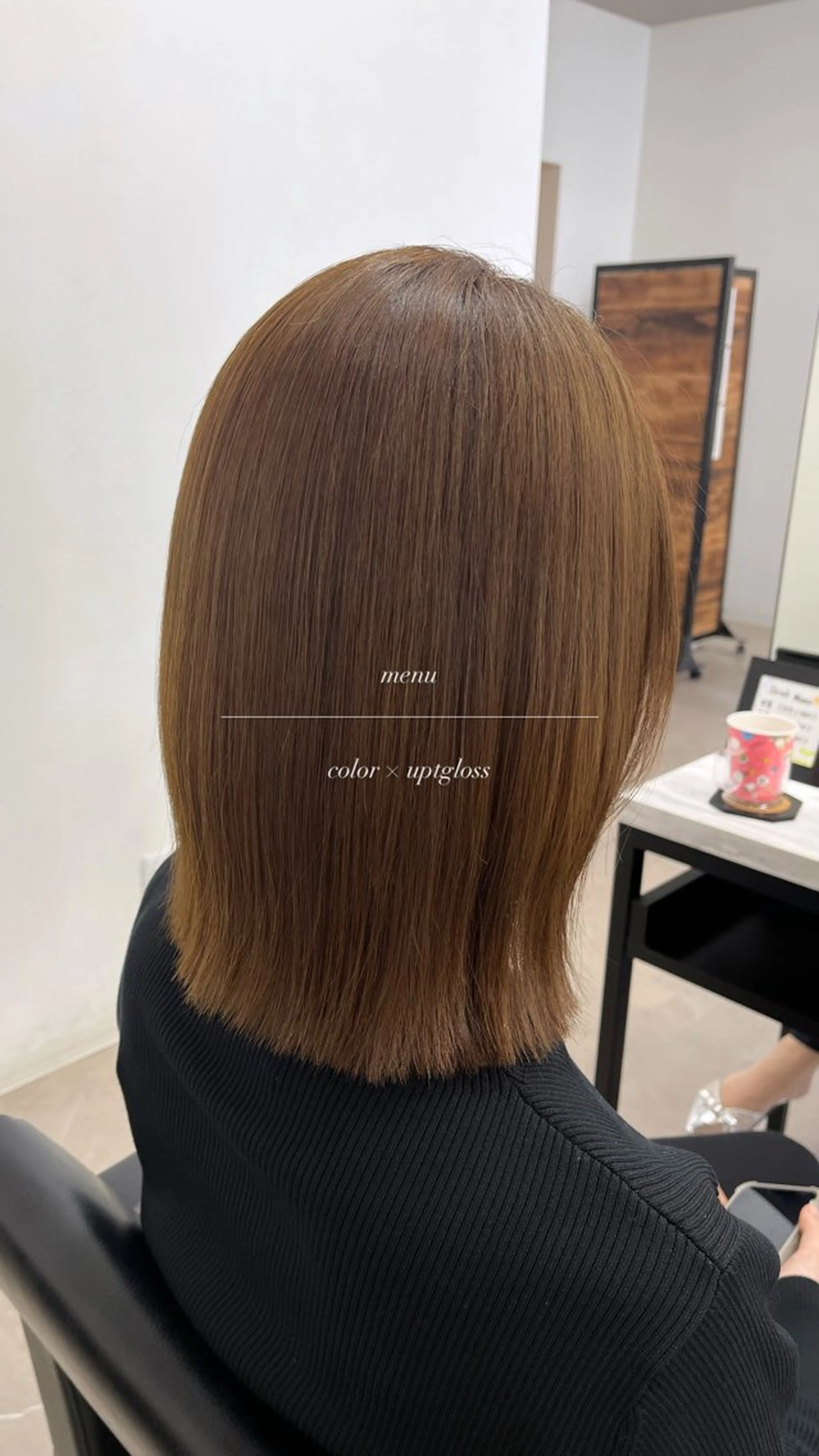 ミディアム カラー 髪質改善 トリートメント 髪質改善美容室 Lino 香芝五位堂店所属・runa|艶と透明感 を叶える 奈良香芝のヘアスタイル