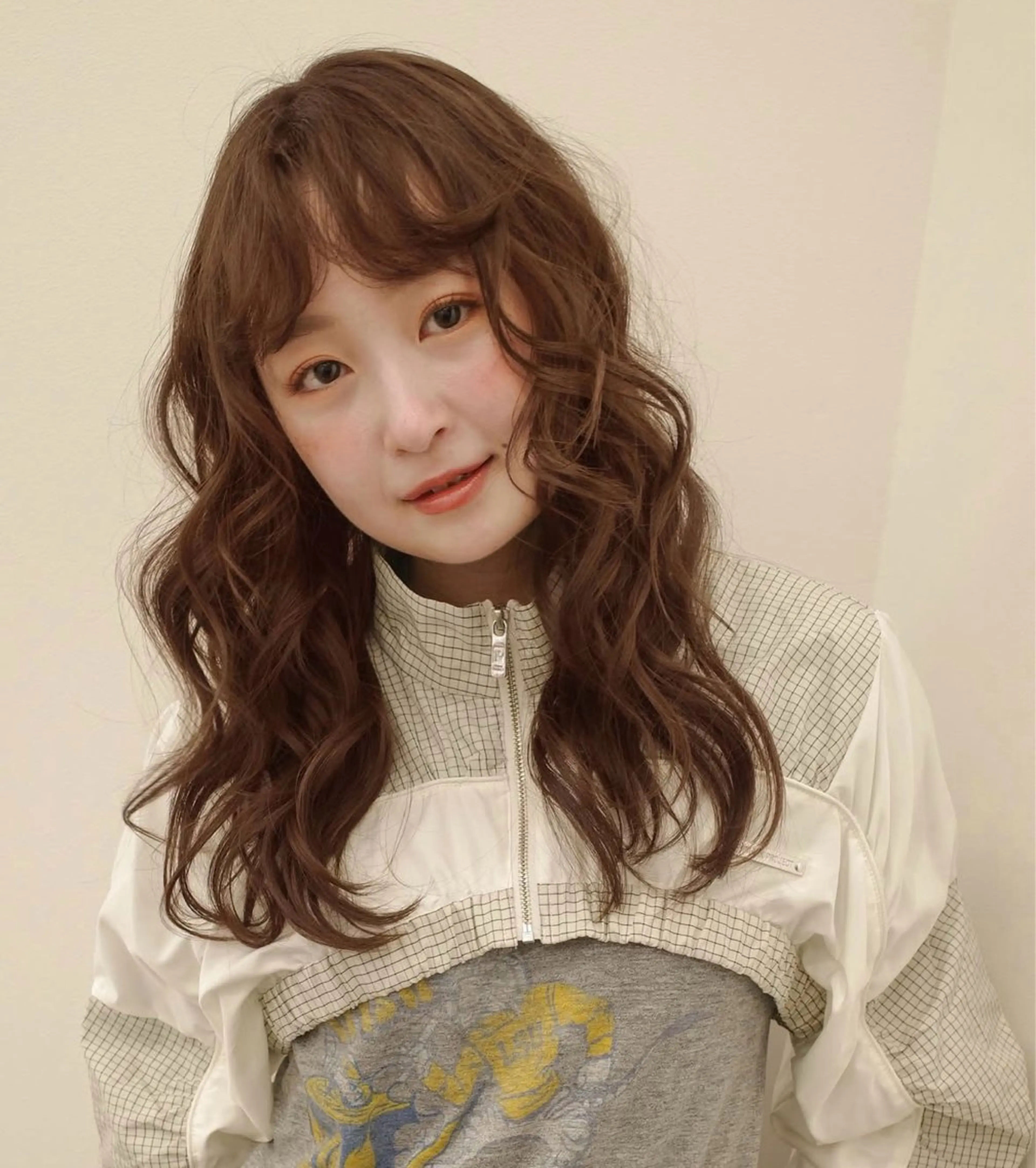 ロング カラー パーマ Un ami omotesando所属・Mon/ショート/パ ーマのヘアスタイル