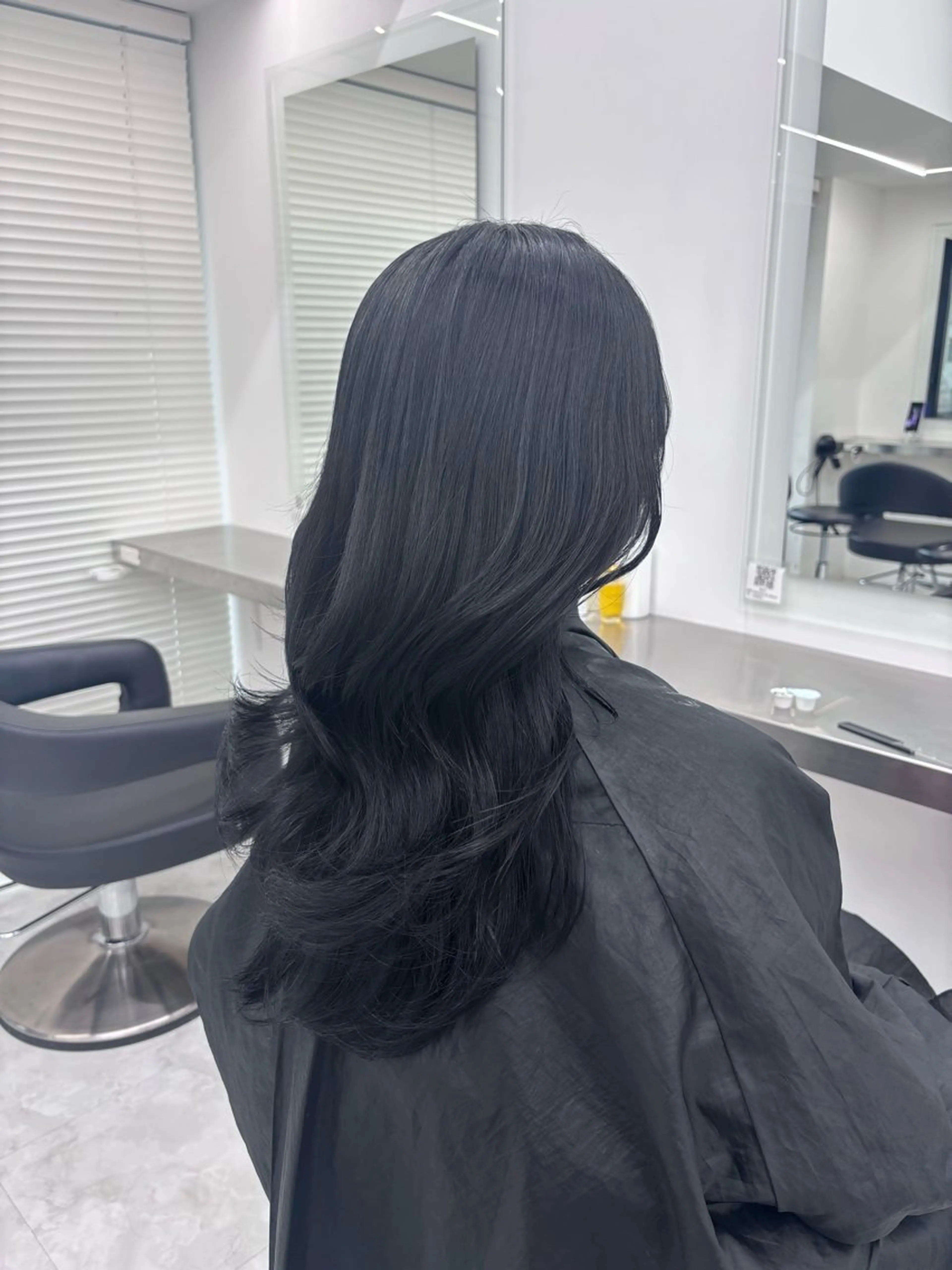 ロング カラー ヘアカラー 韓国風暗髪ヘア🤍 🫧MIREIのヘアスタイル