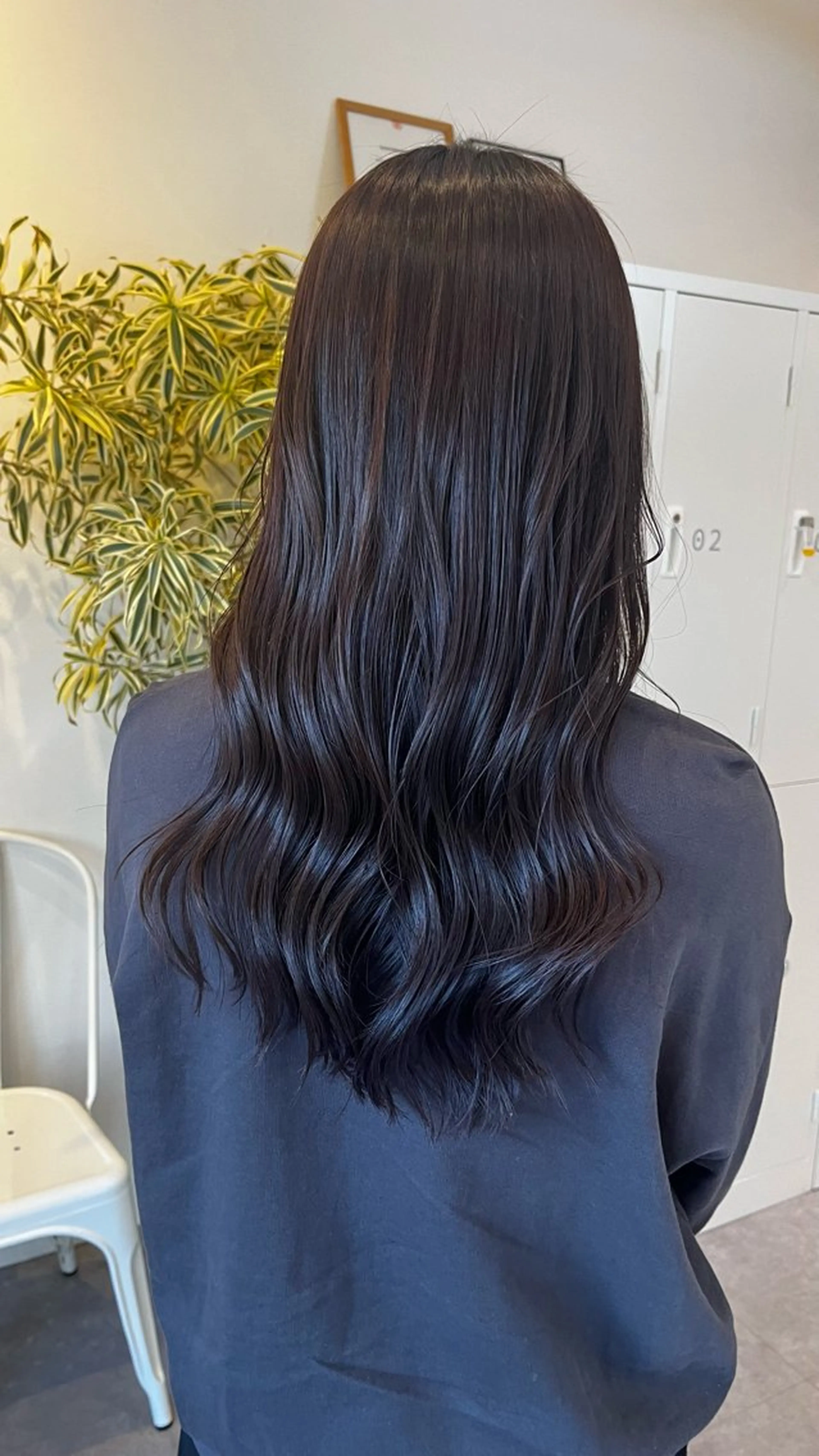 ロング カラー 透明感カラー 上村 恵里佳のヘアスタイル